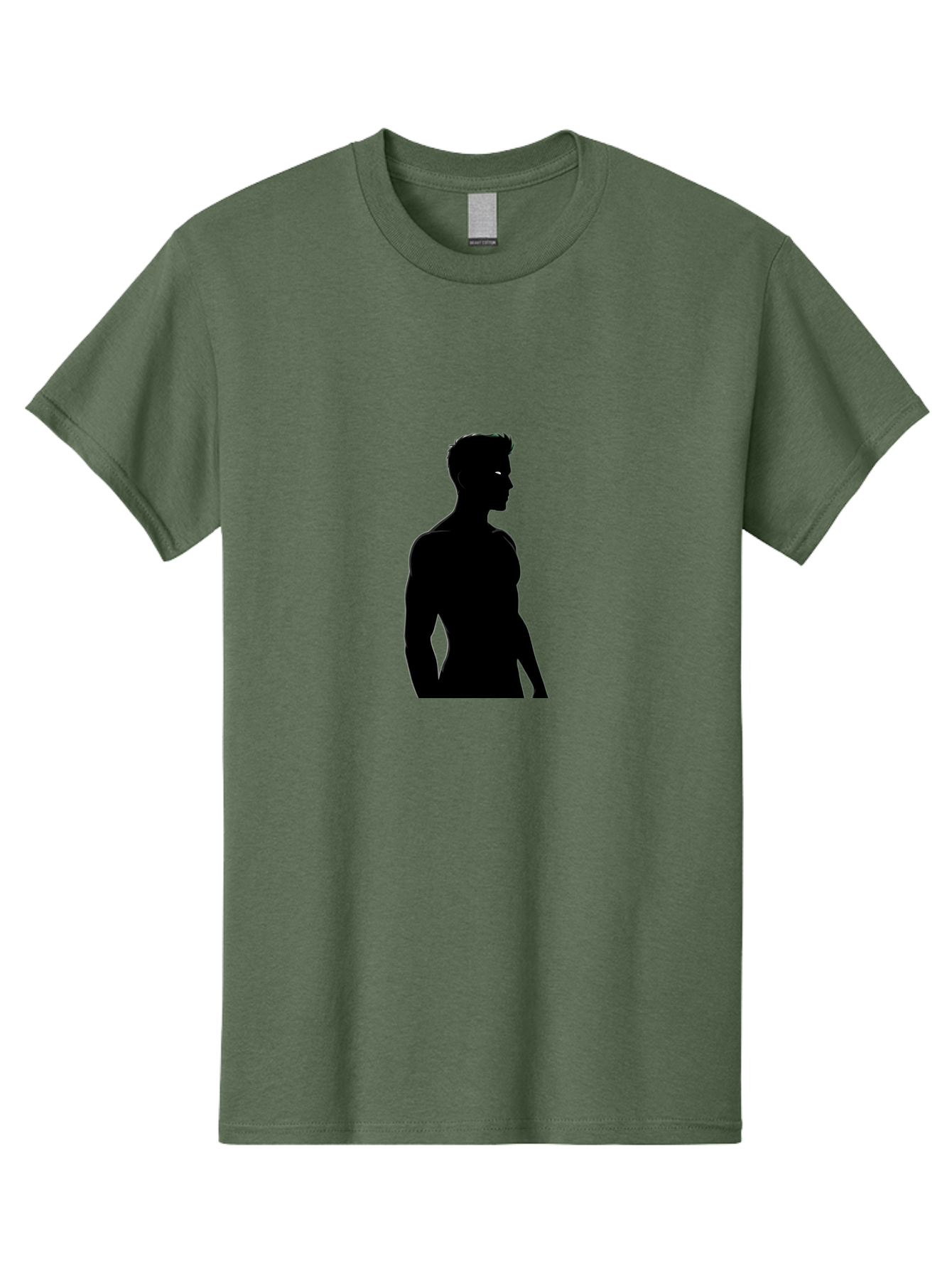 Silhouette-Male-Figure Men'S Graphic Tee, 100% Cotton, Comfortable Casual Summer Wear, Machine Washable, Vintage Camera, Old Camera, Antique Camera, Black Camera, Classic Photography, Photography Equipment, Nostalgic Device, Film Camera, Bah106