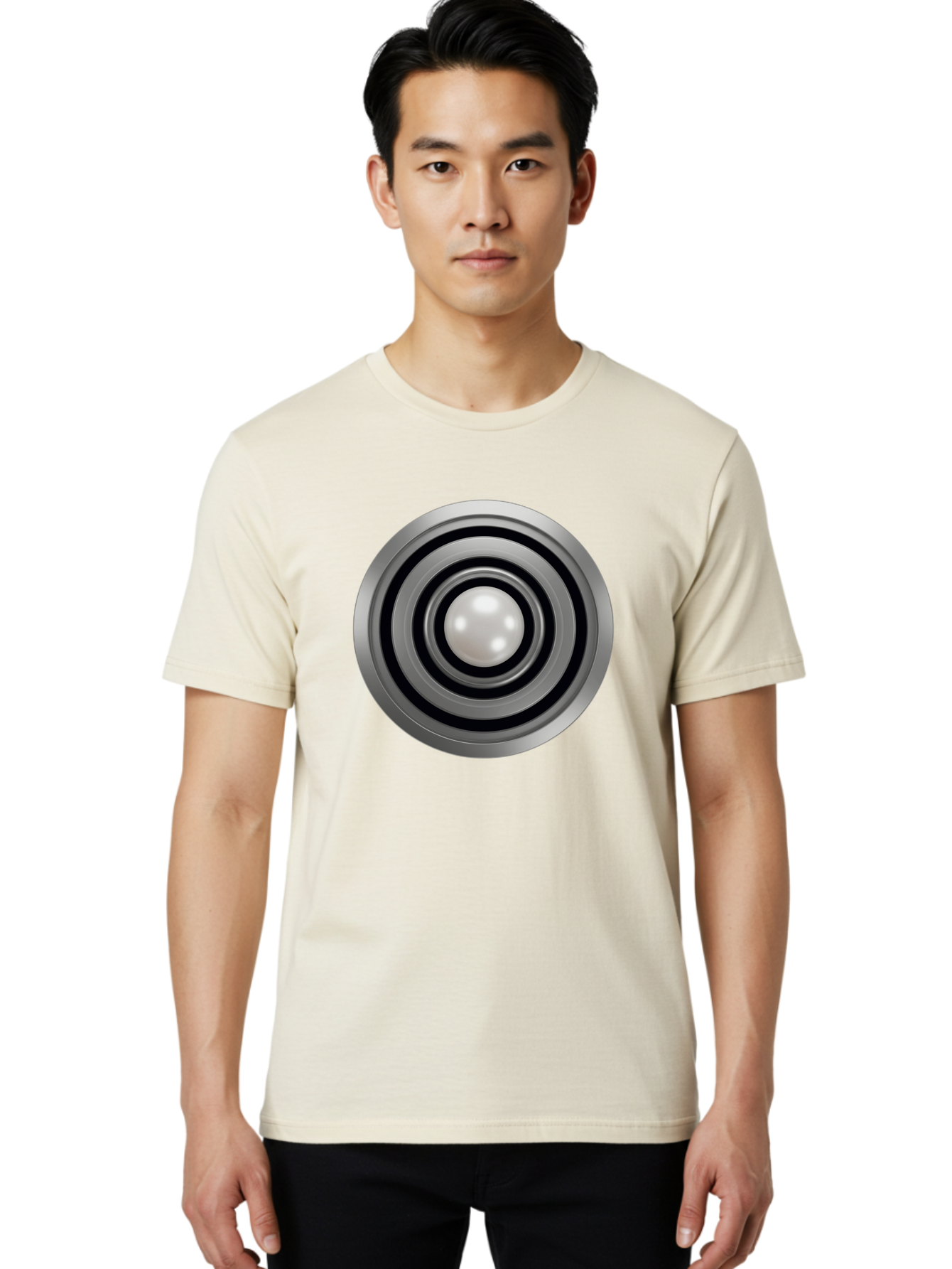 Silver-Ball-Bearing Men'S Graphic Tee, 100% Cotton, Comfortable Casual Summer Wear, Machine Washable, Vintage Camera, Old Camera, Antique Camera, Black Camera, Classic Photography, Photography Equipment, Nostalgic Device, Film Camera, Bah107
