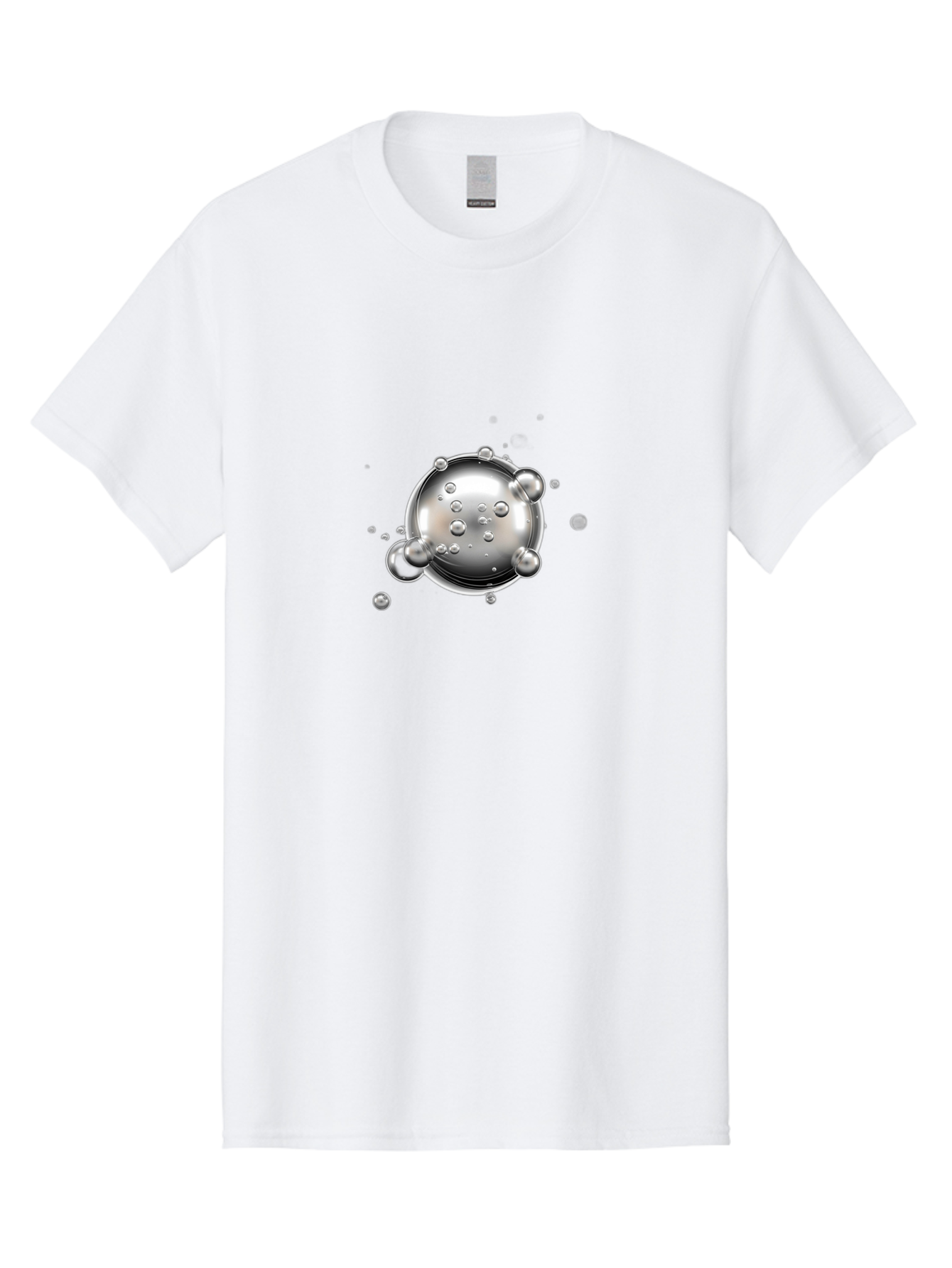 Silver-Bubbles Men'S Graphic Tee, 100% Cotton, Comfortable Casual Summer Wear, Machine Washable, Vintage Camera, Old Camera, Antique Camera, Black Camera, Classic Photography, Photography Equipment, Nostalgic Device, Film Camera, Camera Art Bah108