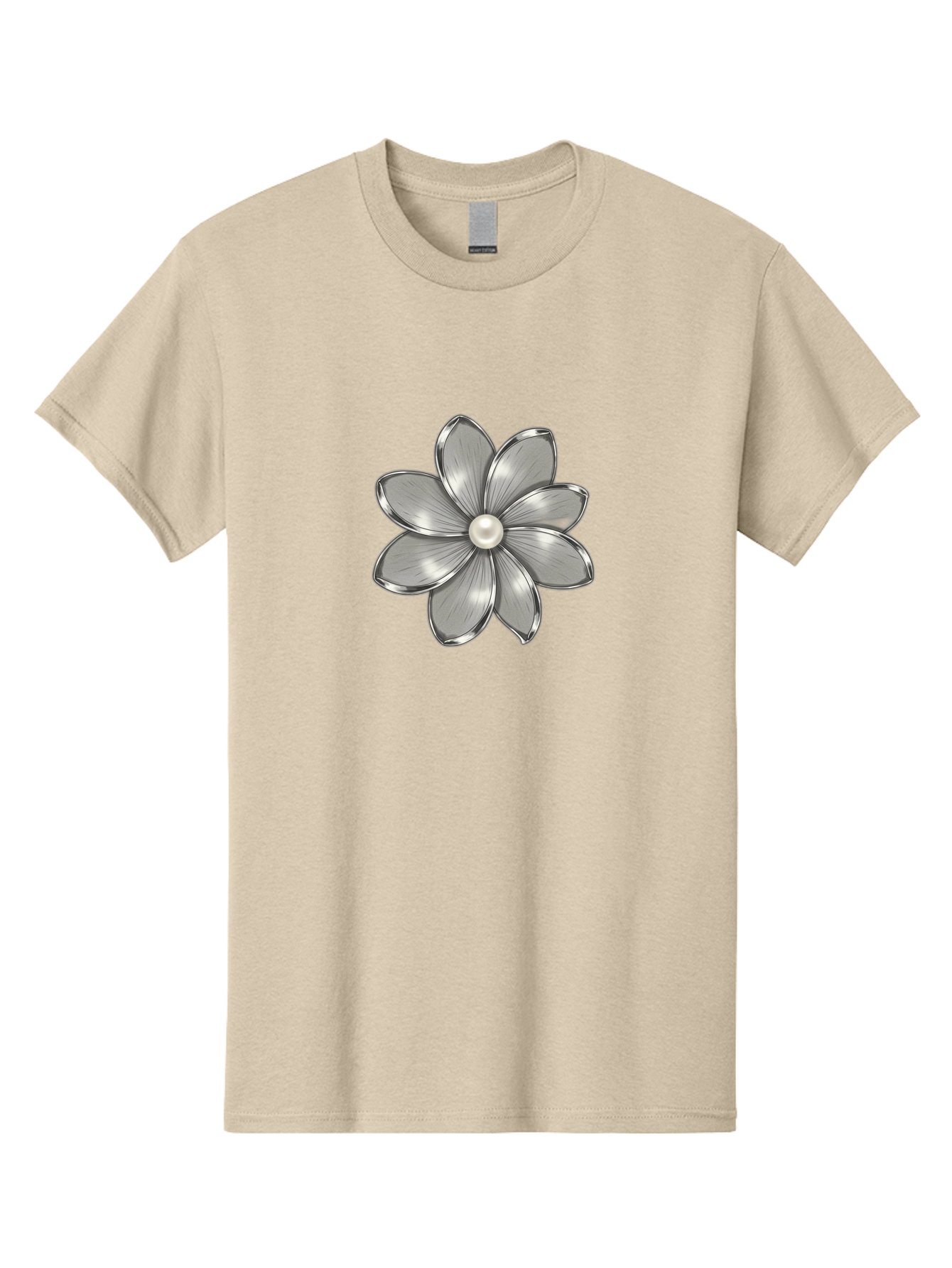 Silver-Flower Men'S Graphic Tee, 100% Cotton, Comfortable Casual Summer Wear, Machine Washable, Vintage Camera, Old Camera, Antique Camera, Black Camera, Classic Photography, Photography Equipment, Nostalgic Device, Film Camera, Camera Art Bah112