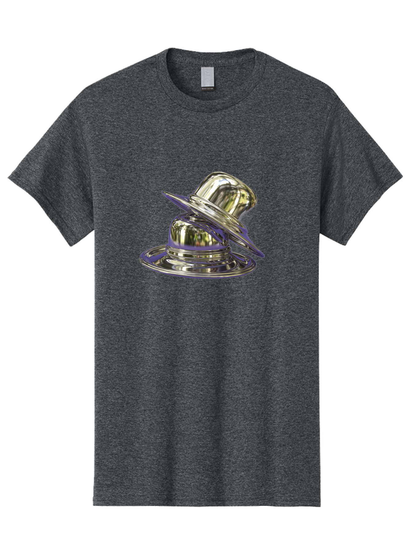 Silver-Plate-Hat Men'S Graphic Tee, 100% Cotton, Comfortable Casual Summer Wear, Machine Washable, Vintage Camera, Old Camera, Antique Camera, Black Camera, Classic Photography, Photography Equipment, Nostalgic Device, Film Camera, Camera Art Bah115