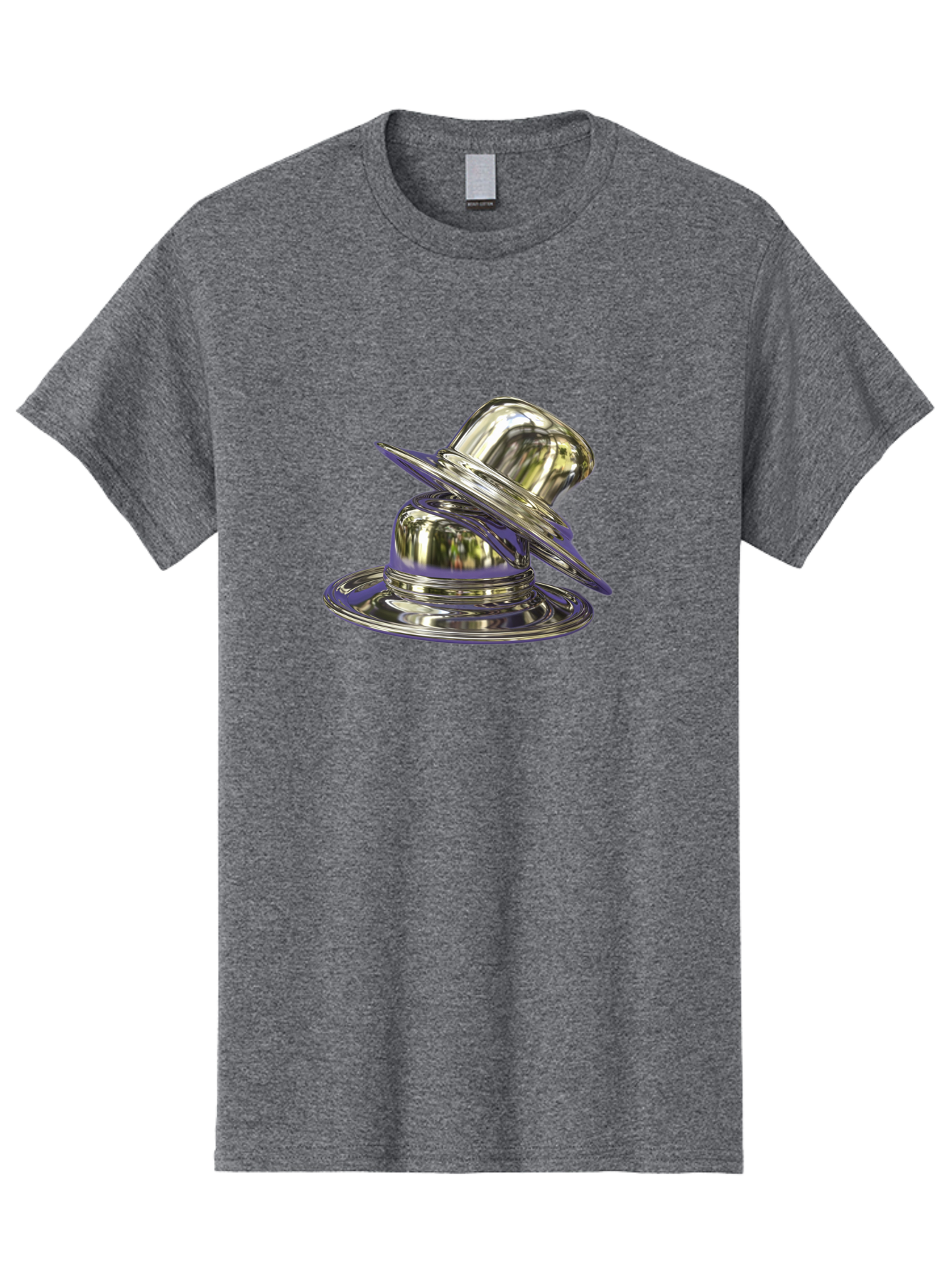 Silver-Plate-Hat Men'S Graphic Tee, 100% Cotton, Comfortable Casual Summer Wear, Machine Washable, Vintage Camera, Old Camera, Antique Camera, Black Camera, Classic Photography, Photography Equipment, Nostalgic Device, Film Camera, Camera Art Bah115