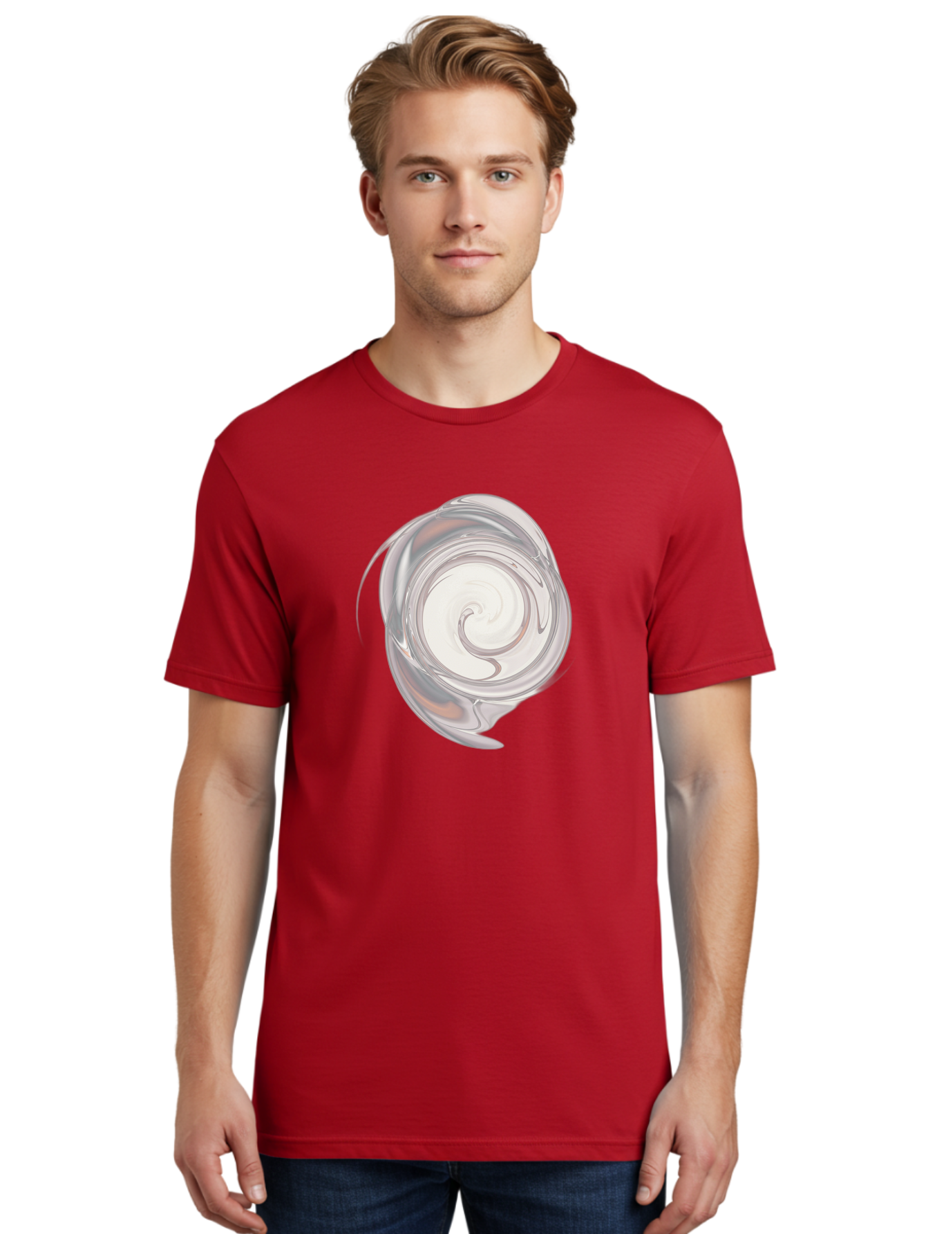 Silver-Swirl Men'S Graphic Tee, 100% Cotton, Comfortable Casual Summer Wear, Machine Washable, Vintage Camera, Old Camera, Antique Camera, Black Camera, Classic Photography, Photography Equipment, Nostalgic Device, Film Camera, Camera Art Bah119