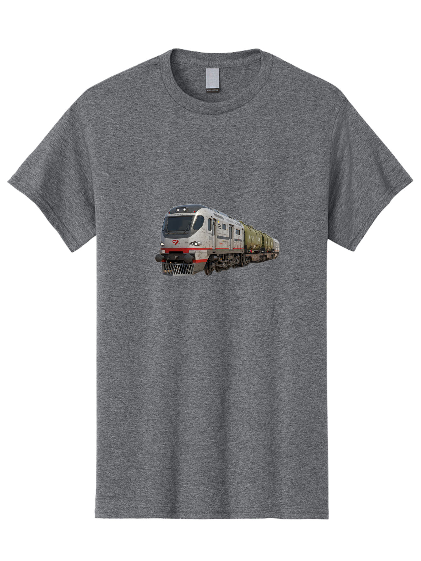 Silver-Train-With-Tank-Cars Men'S Graphic Tee, 100% Cotton, Comfortable Casual Summer Wear, Machine Washable, Vintage Camera, Old Camera, Antique Camera, Black Camera, Classic Photography, Photography Equipment, Nostalgic Device, Film Camera, Bah120