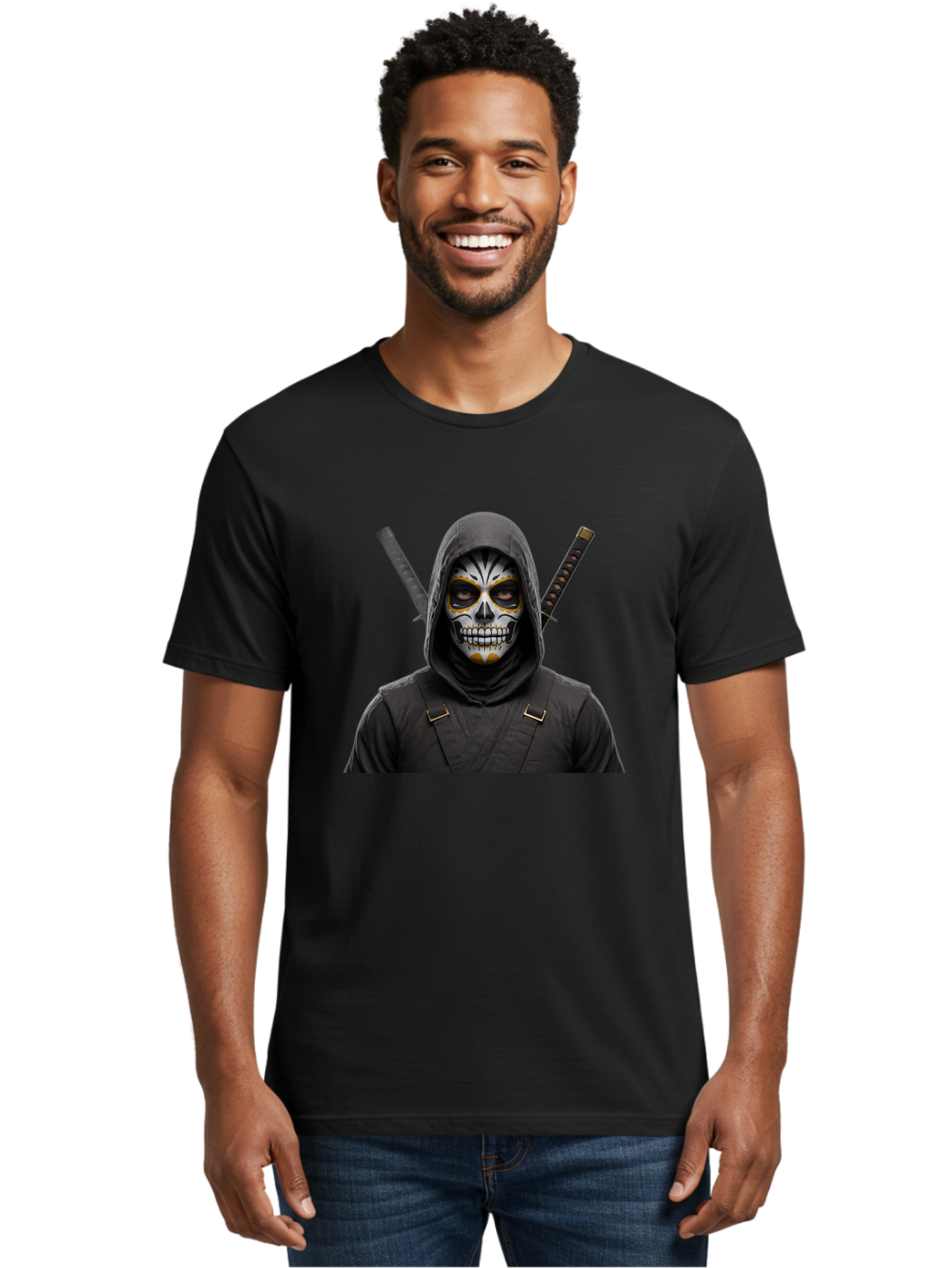 Skull-Ninja Men'S Graphic Tee, 100% Cotton, Comfortable Casual Summer Wear, Machine Washable, Vintage Camera, Old Camera, Antique Camera, Black Camera, Classic Photography, Photography Equipment, Nostalgic Device, Film Camera, Camera Art Bah123