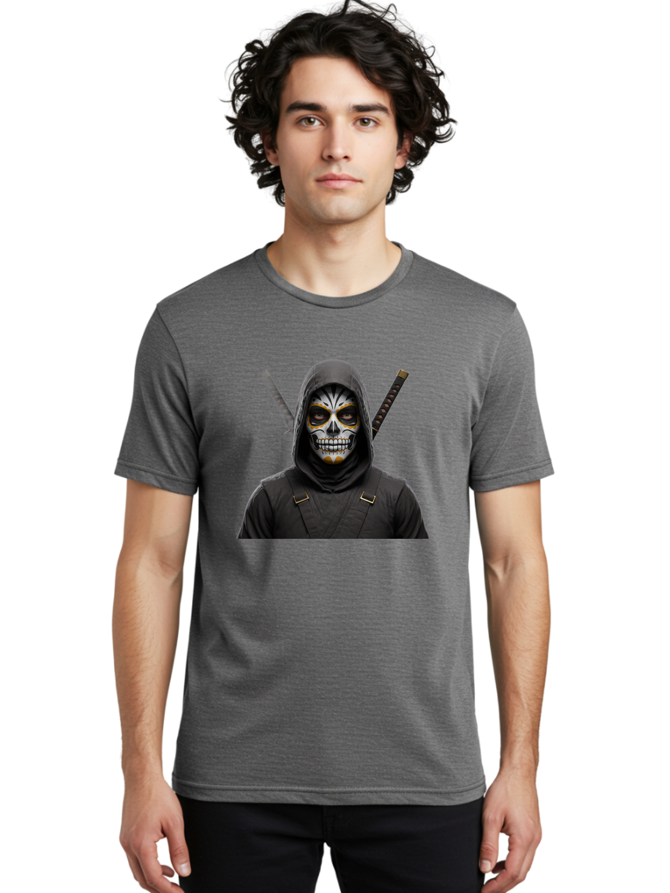Skull-Ninja Men'S Graphic Tee, 100% Cotton, Comfortable Casual Summer Wear, Machine Washable, Vintage Camera, Old Camera, Antique Camera, Black Camera, Classic Photography, Photography Equipment, Nostalgic Device, Film Camera, Camera Art Bah123