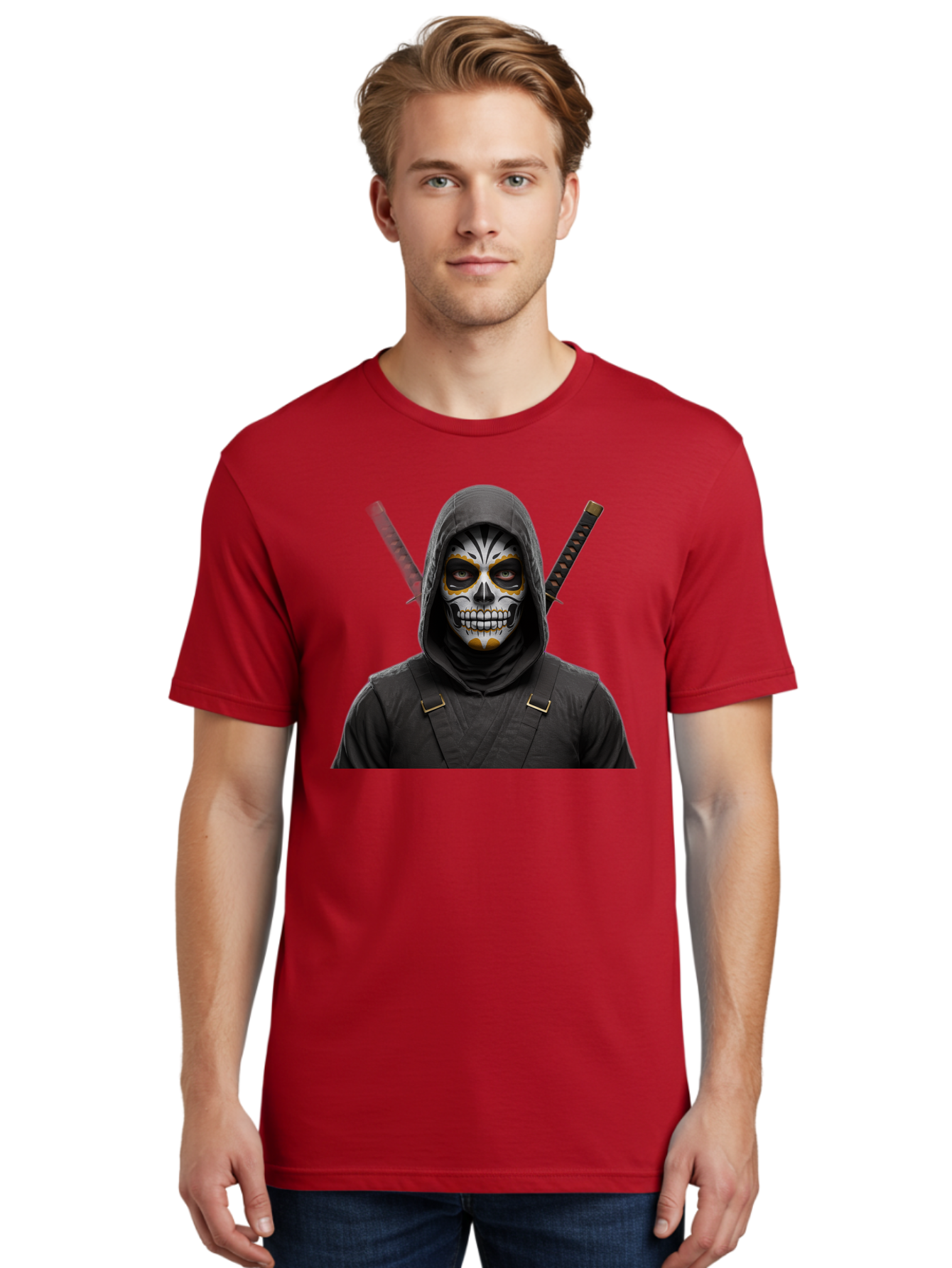 Skull-Ninja Men'S Graphic Tee, 100% Cotton, Comfortable Casual Summer Wear, Machine Washable, Vintage Camera, Old Camera, Antique Camera, Black Camera, Classic Photography, Photography Equipment, Nostalgic Device, Film Camera, Camera Art Bah123