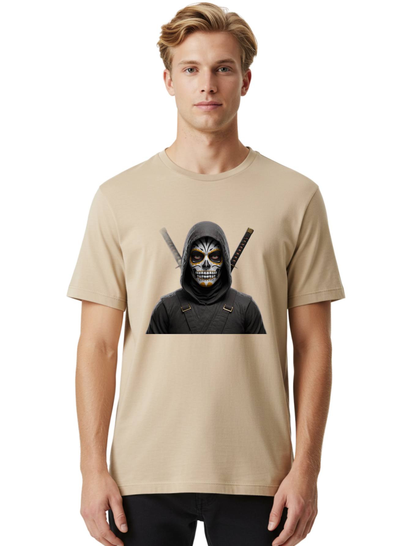 Skull-Ninja Men'S Graphic Tee, 100% Cotton, Comfortable Casual Summer Wear, Machine Washable, Vintage Camera, Old Camera, Antique Camera, Black Camera, Classic Photography, Photography Equipment, Nostalgic Device, Film Camera, Camera Art Bah123