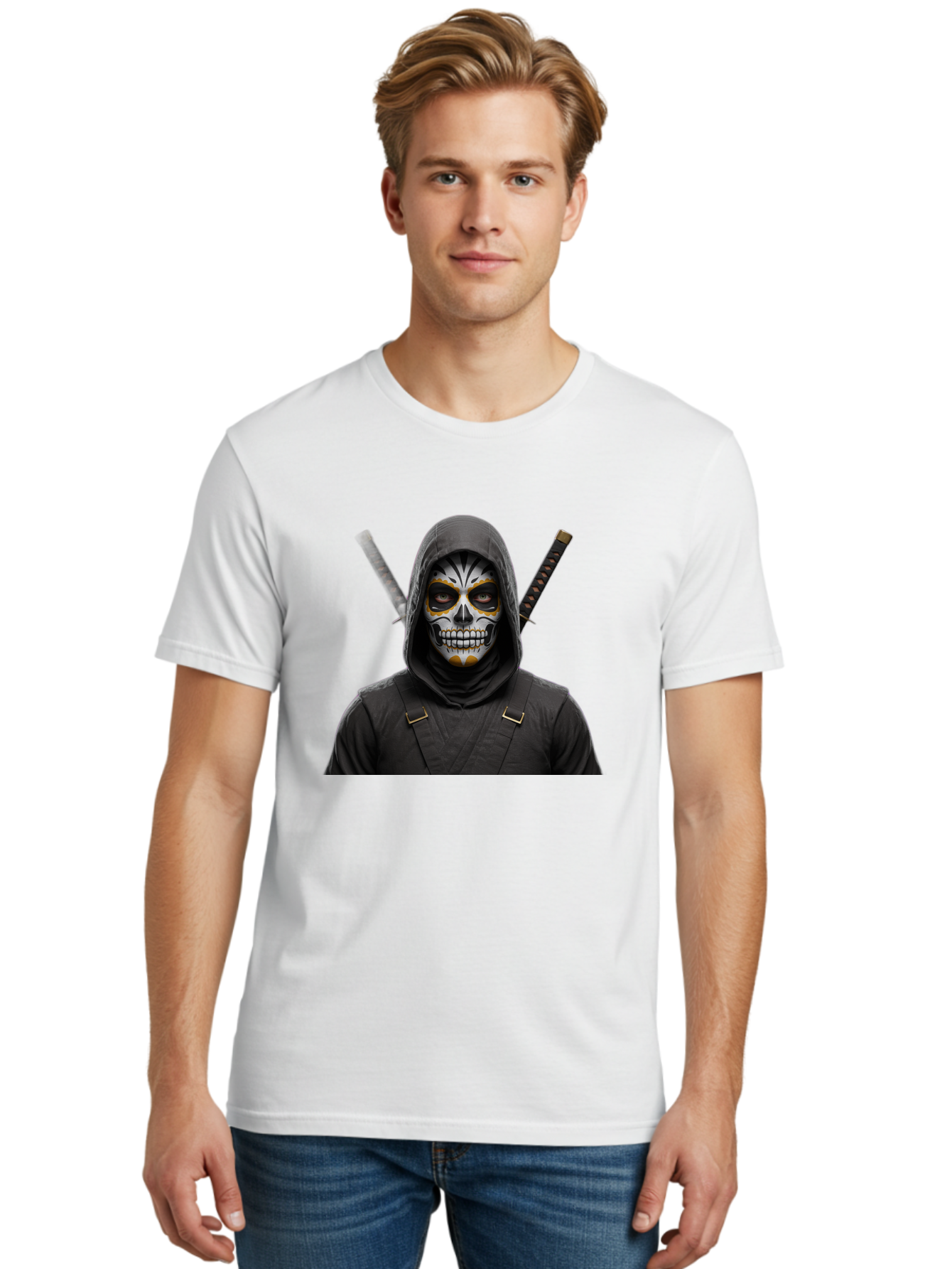 Skull-Ninja Men'S Graphic Tee, 100% Cotton, Comfortable Casual Summer Wear, Machine Washable, Vintage Camera, Old Camera, Antique Camera, Black Camera, Classic Photography, Photography Equipment, Nostalgic Device, Film Camera, Camera Art Bah123