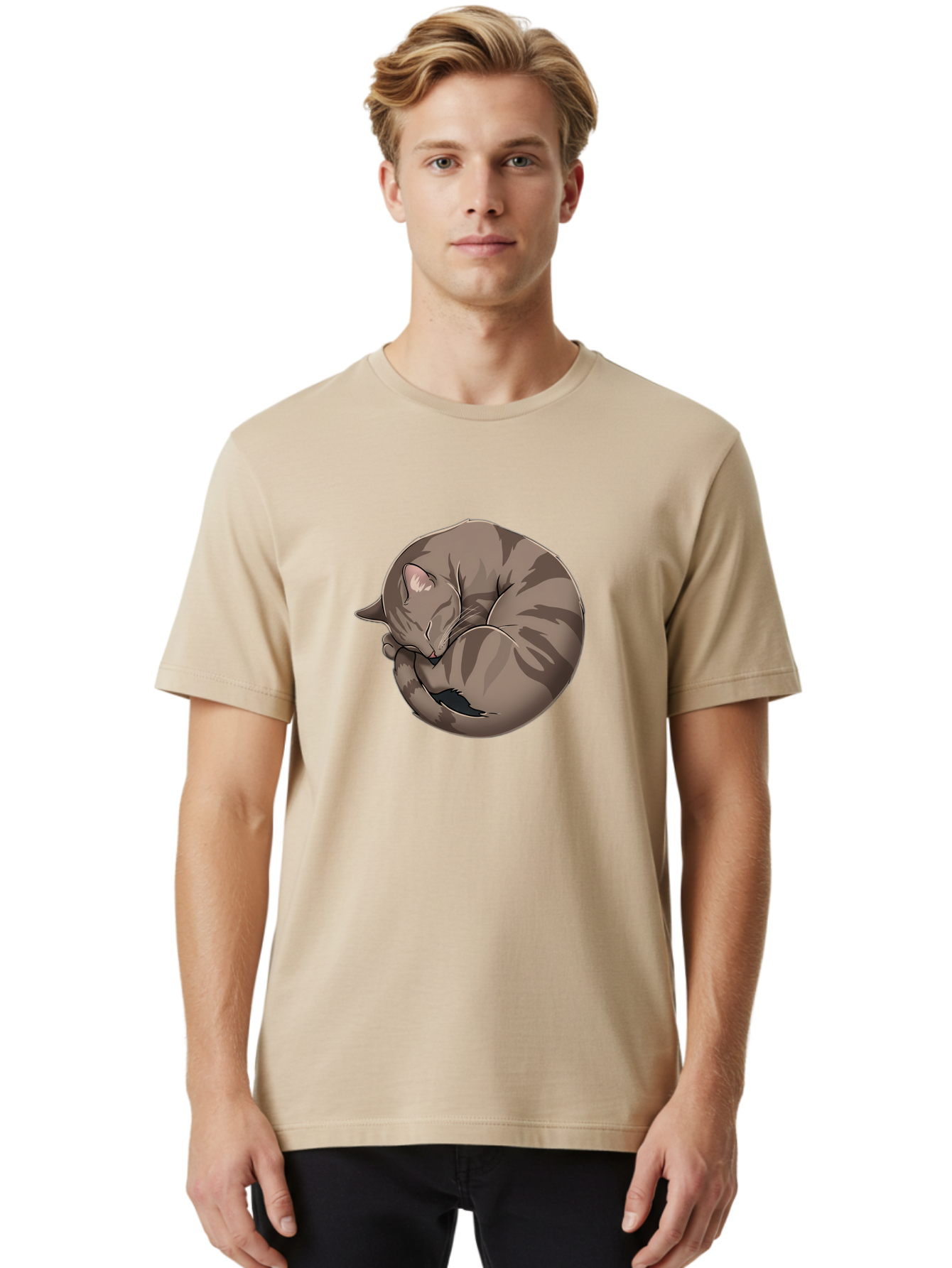 Sleeping-Cat Men'S Graphic Tee, 100% Cotton, Comfortable Casual Summer Wear, Machine Washable, Vintage Camera, Old Camera, Antique Camera, Black Camera, Classic Photography, Photography Equipment, Nostalgic Device, Film Camera, Camera Art Bah124