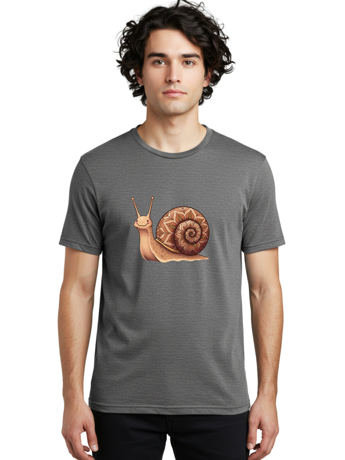 Snail-1 Men'S Graphic Tee, 100% Cotton, Comfortable Casual Summer Wear, Machine Washable, Vintage Camera, Old Camera, Antique Camera, Black Camera, Classic Photography, Photography Equipment, Nostalgic Device, Film Camera, Camera Art Bah131