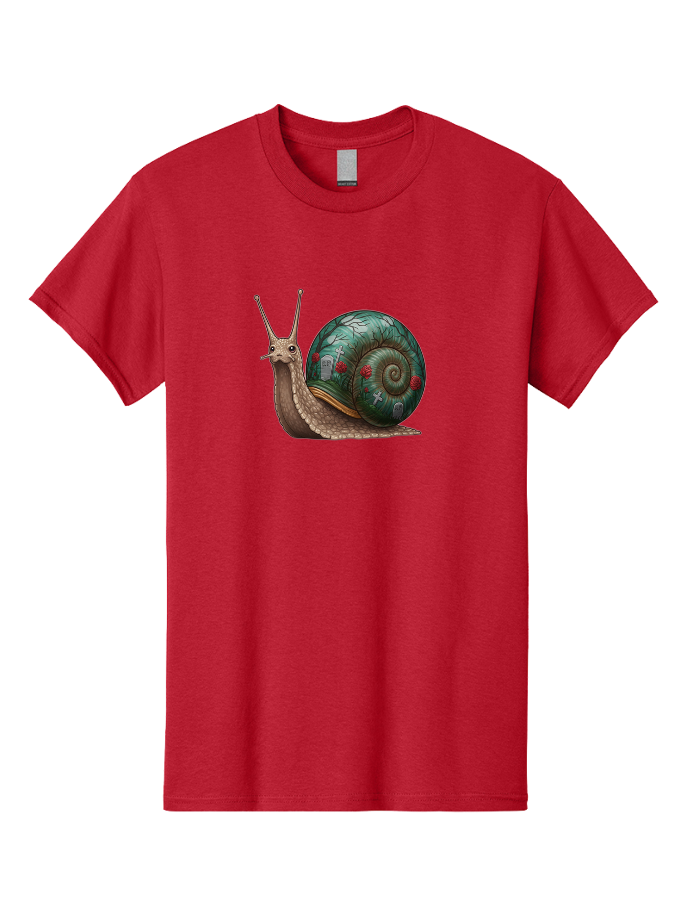 Snail-With-Cemetery-Shell Men'S Graphic Tee, 100% Cotton, Comfortable Casual Summer Wear, Machine Washable, Vintage Camera, Old Camera, Antique Camera, Black Camera, Classic Photography, Photography Equipment, Nostalgic Device, Film Camera, Bah134