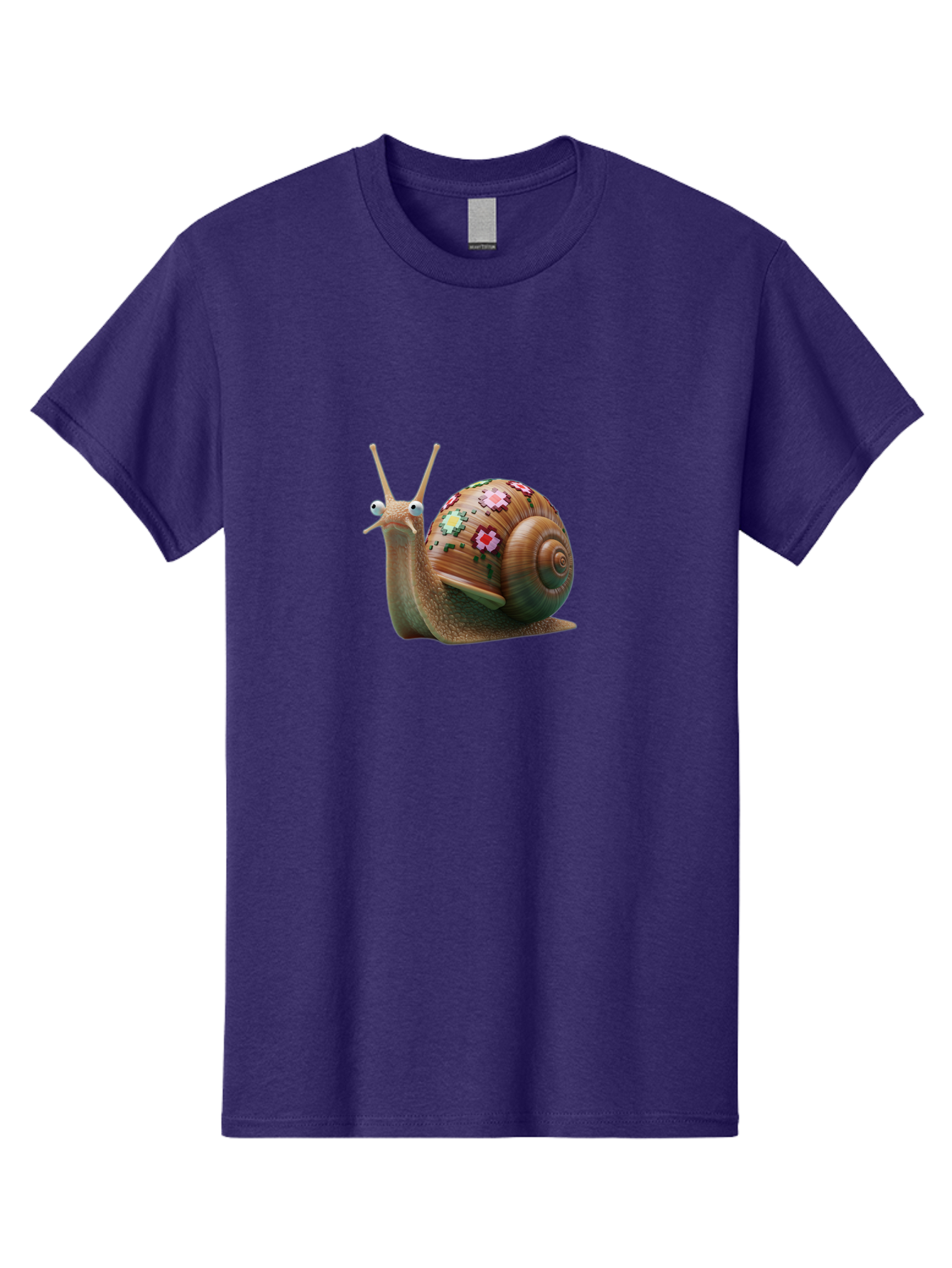 Snail-With-Flowers-7 Men'S Graphic Tee, 100% Cotton, Comfortable Casual Summer Wear, Machine Washable, Vintage Camera, Old Camera, Antique Camera, Black Camera, Classic Photography, Photography Equipment, Nostalgic Device, Film Camera, Bah145