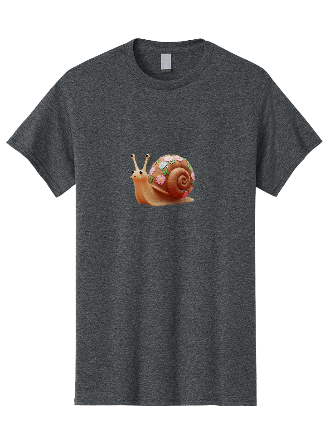 Snail-With-Flowers Men'S Graphic Tee, 100% Cotton, Comfortable Casual Summer Wear, Machine Washable, Vintage Camera, Old Camera, Antique Camera, Black Camera, Classic Photography, Photography Equipment, Nostalgic Device, Film Camera, Bah146