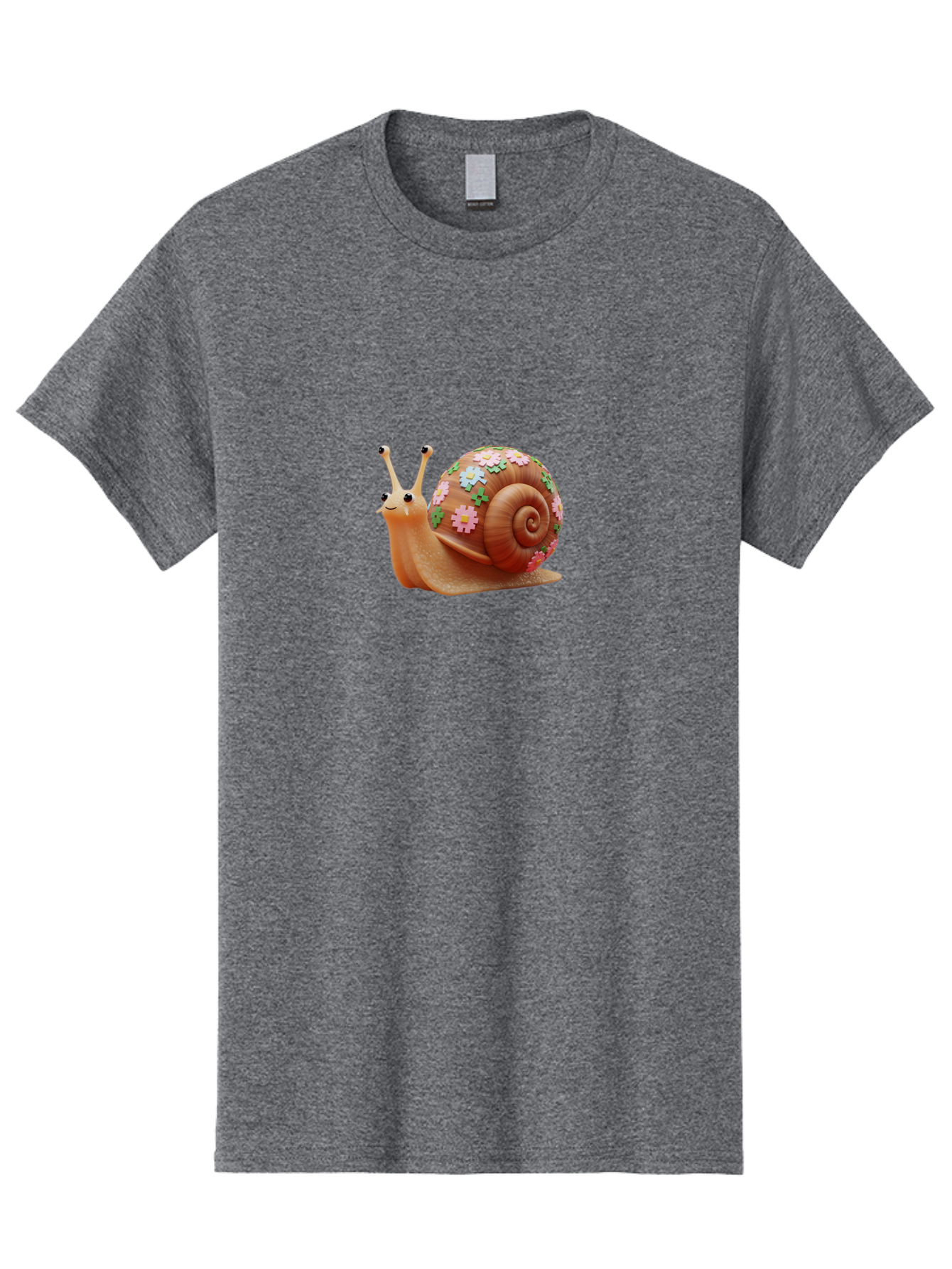 Snail-With-Flowers Men'S Graphic Tee, 100% Cotton, Comfortable Casual Summer Wear, Machine Washable, Vintage Camera, Old Camera, Antique Camera, Black Camera, Classic Photography, Photography Equipment, Nostalgic Device, Film Camera, Bah146