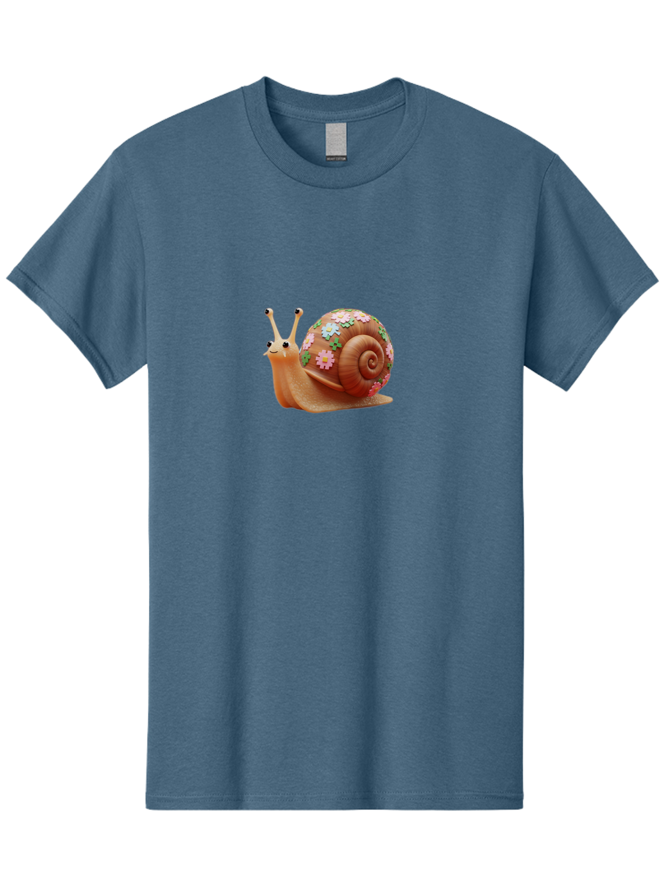 Snail-With-Flowers Men'S Graphic Tee, 100% Cotton, Comfortable Casual Summer Wear, Machine Washable, Vintage Camera, Old Camera, Antique Camera, Black Camera, Classic Photography, Photography Equipment, Nostalgic Device, Film Camera, Bah146
