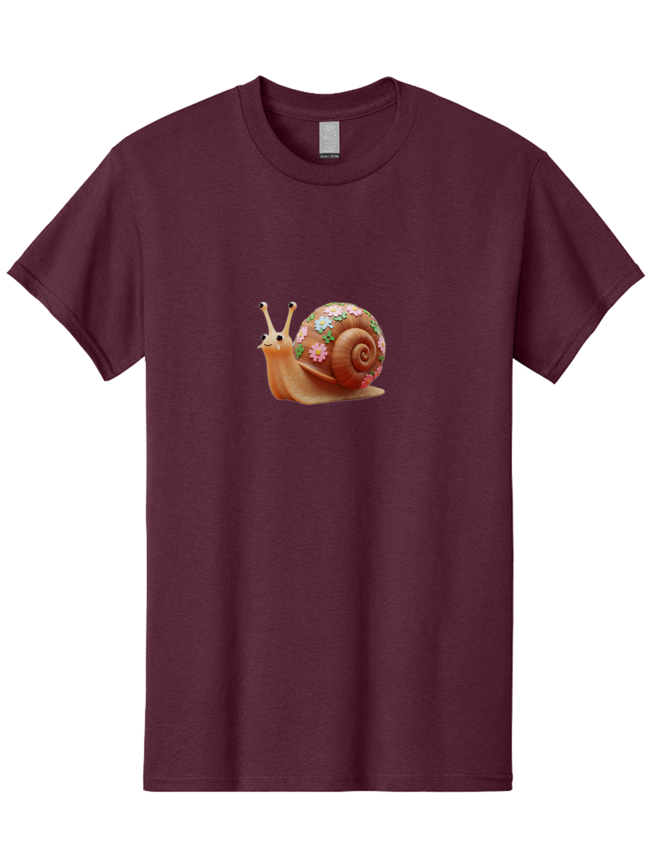 Snail-With-Flowers Men'S Graphic Tee, 100% Cotton, Comfortable Casual Summer Wear, Machine Washable, Vintage Camera, Old Camera, Antique Camera, Black Camera, Classic Photography, Photography Equipment, Nostalgic Device, Film Camera, Bah146