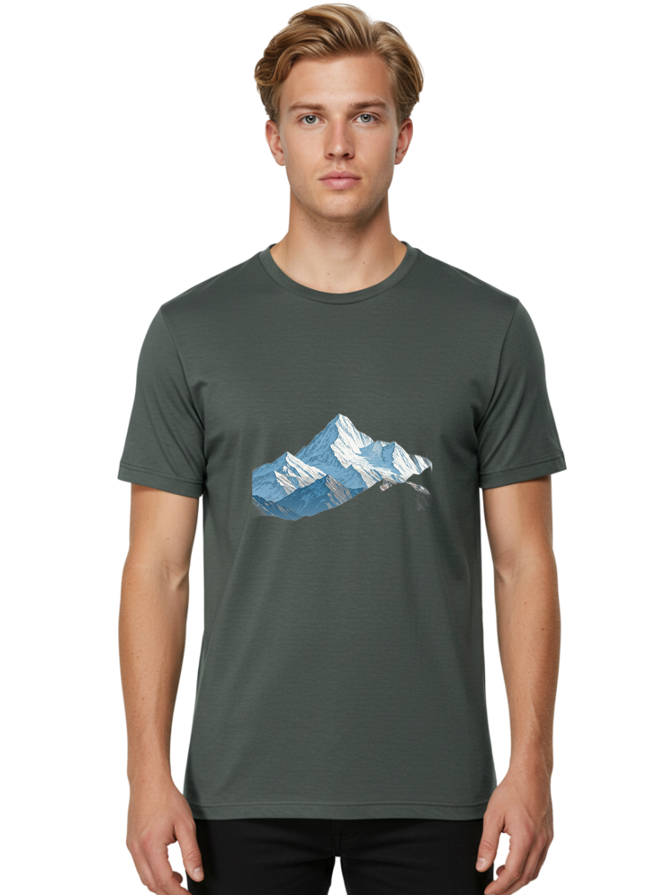 Snow-Mountains Men'S Graphic Tee, 100% Cotton, Comfortable Casual Summer Wear, Machine Washable, Vintage Camera, Old Camera, Antique Camera, Black Camera, Classic Photography, Photography Equipment, Nostalgic Device, Film Camera, Camera Art Bah151
