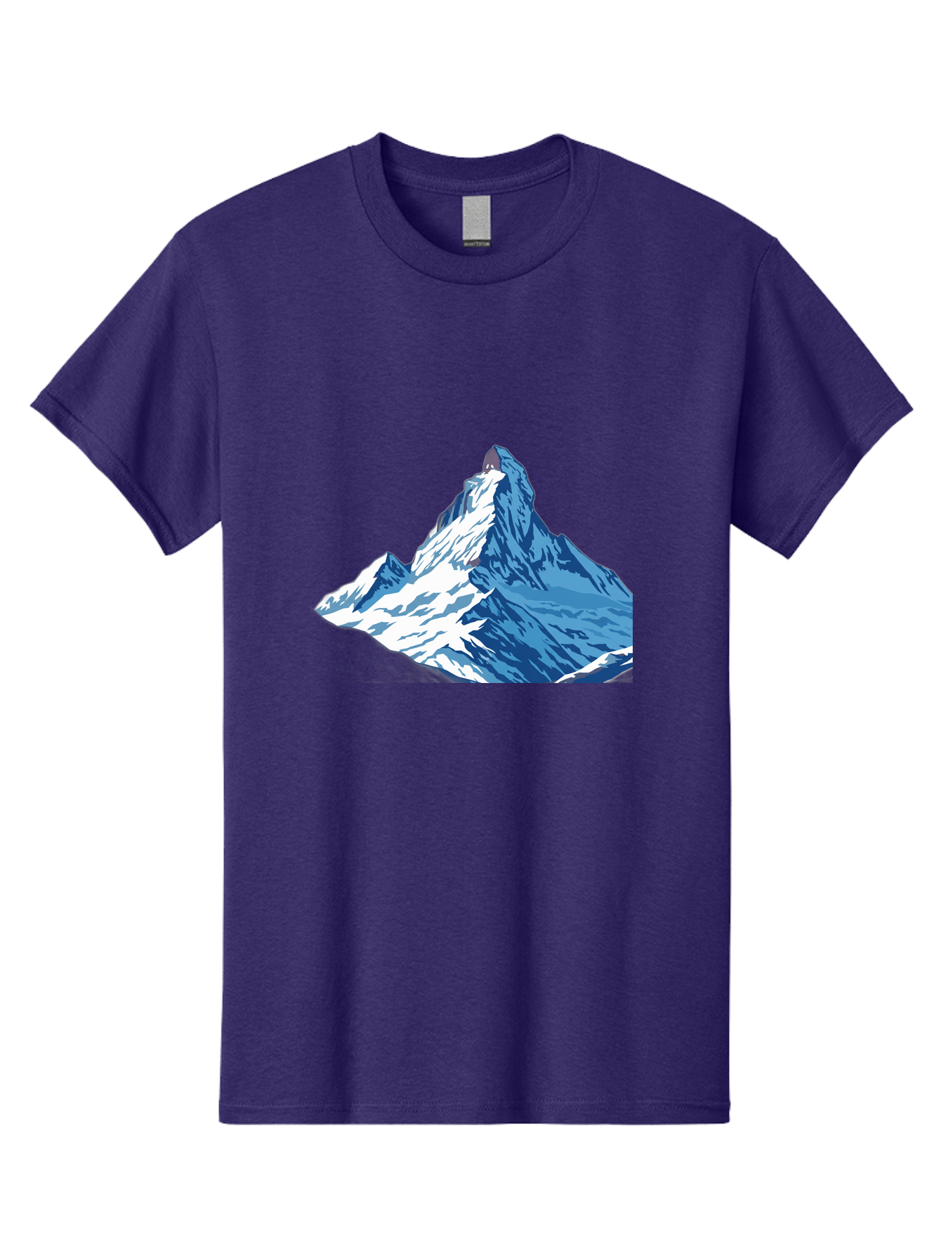 Snowy-Mountain-Peak-1 Men'S Graphic Tee, 100% Cotton, Comfortable Casual Summer Wear, Machine Washable, Vintage Camera, Old Camera, Antique Camera, Black Camera, Classic Photography, Photography Equipment, Nostalgic Device, Film Camera, Bah152