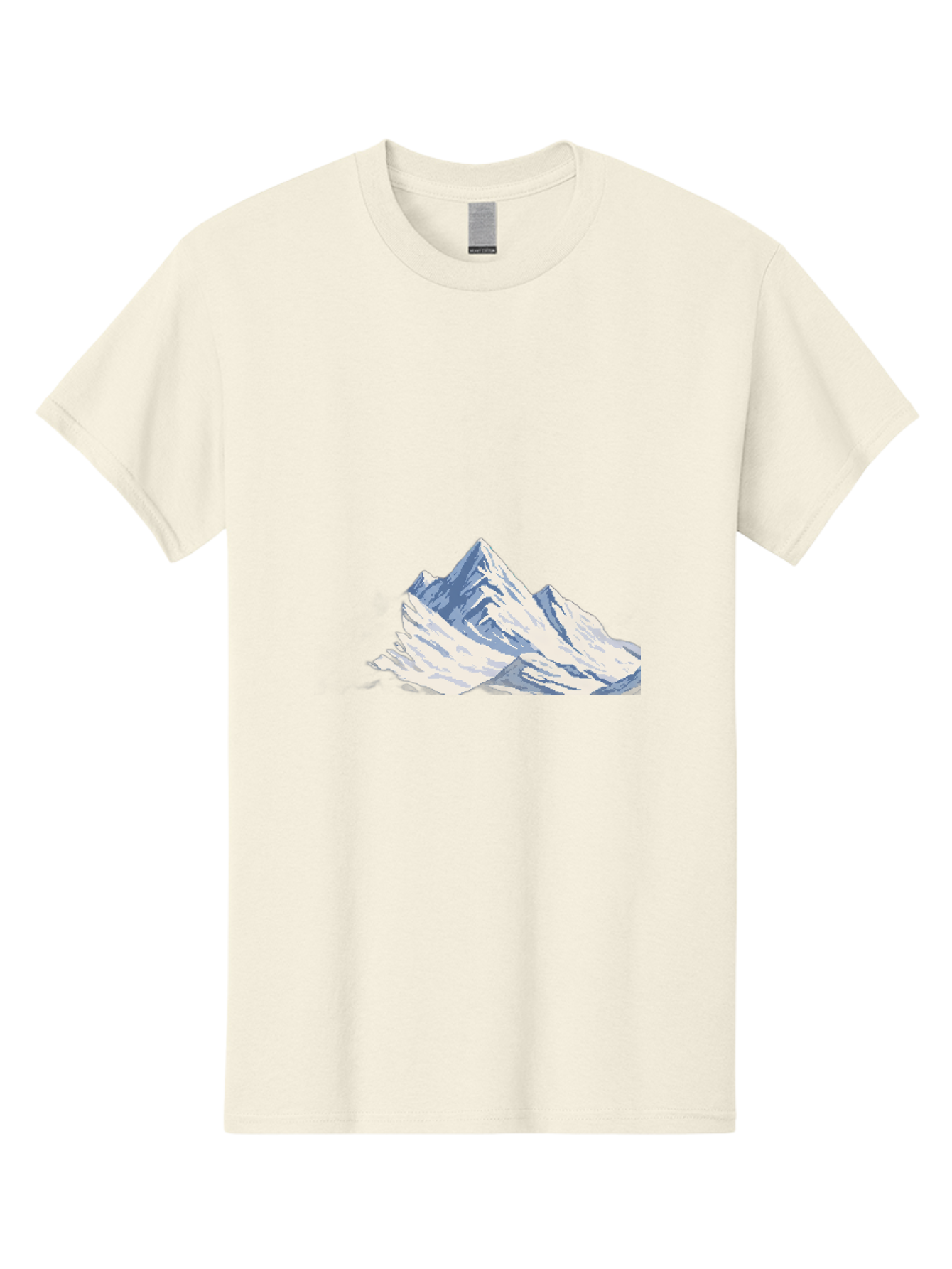Snowy-Mountain-Peaks-1 Men'S Graphic Tee, 100% Cotton, Comfortable Casual Summer Wear, Machine Washable, Vintage Camera, Old Camera, Antique Camera, Black Camera, Classic Photography, Photography Equipment, Nostalgic Device, Film Camera, Bah154