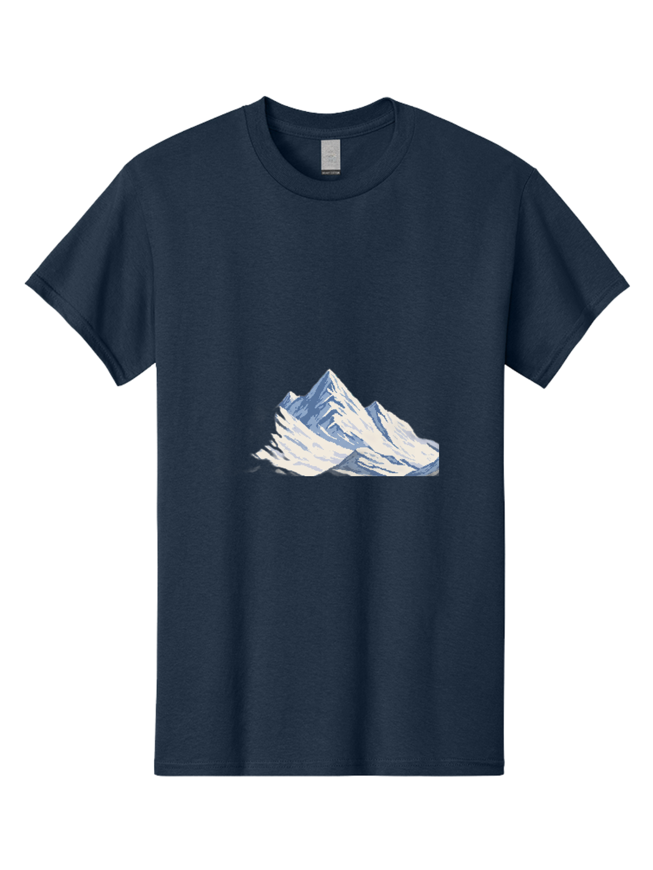 Snowy-Mountain-Peaks-1 Men'S Graphic Tee, 100% Cotton, Comfortable Casual Summer Wear, Machine Washable, Vintage Camera, Old Camera, Antique Camera, Black Camera, Classic Photography, Photography Equipment, Nostalgic Device, Film Camera, Bah154