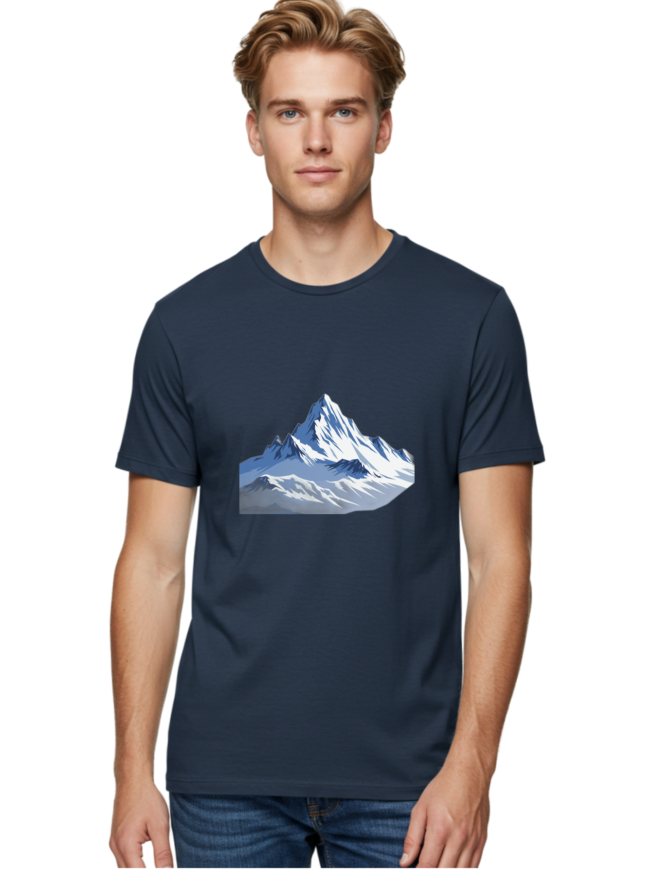 Snowy-Mountain-Peaks Men'S Graphic Tee, 100% Cotton, Comfortable Casual Summer Wear, Machine Washable, Vintage Camera, Old Camera, Antique Camera, Black Camera, Classic Photography, Photography Equipment, Nostalgic Device, Film Camera, Bah155