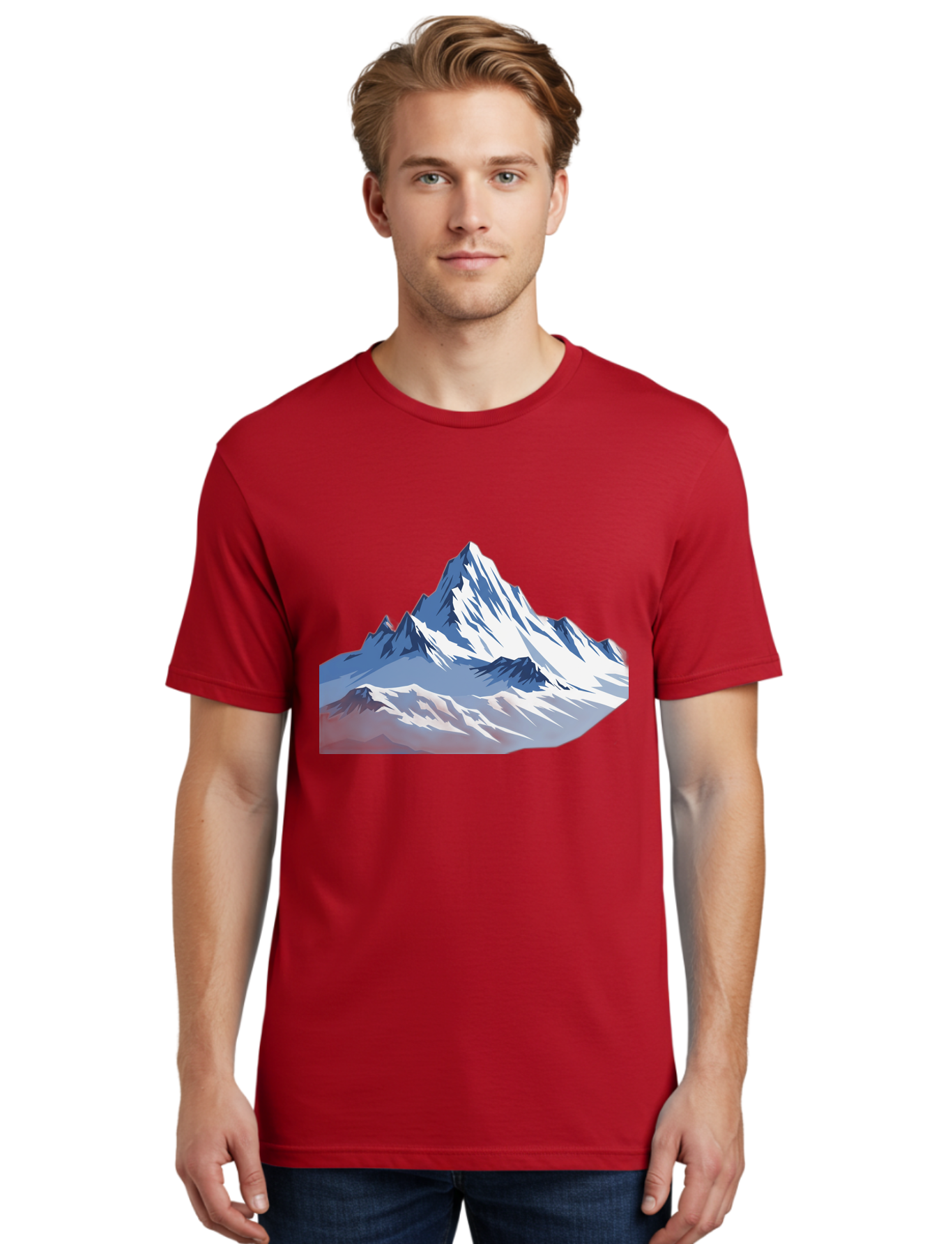 Snowy-Mountain-Peaks Men'S Graphic Tee, 100% Cotton, Comfortable Casual Summer Wear, Machine Washable, Vintage Camera, Old Camera, Antique Camera, Black Camera, Classic Photography, Photography Equipment, Nostalgic Device, Film Camera, Bah155