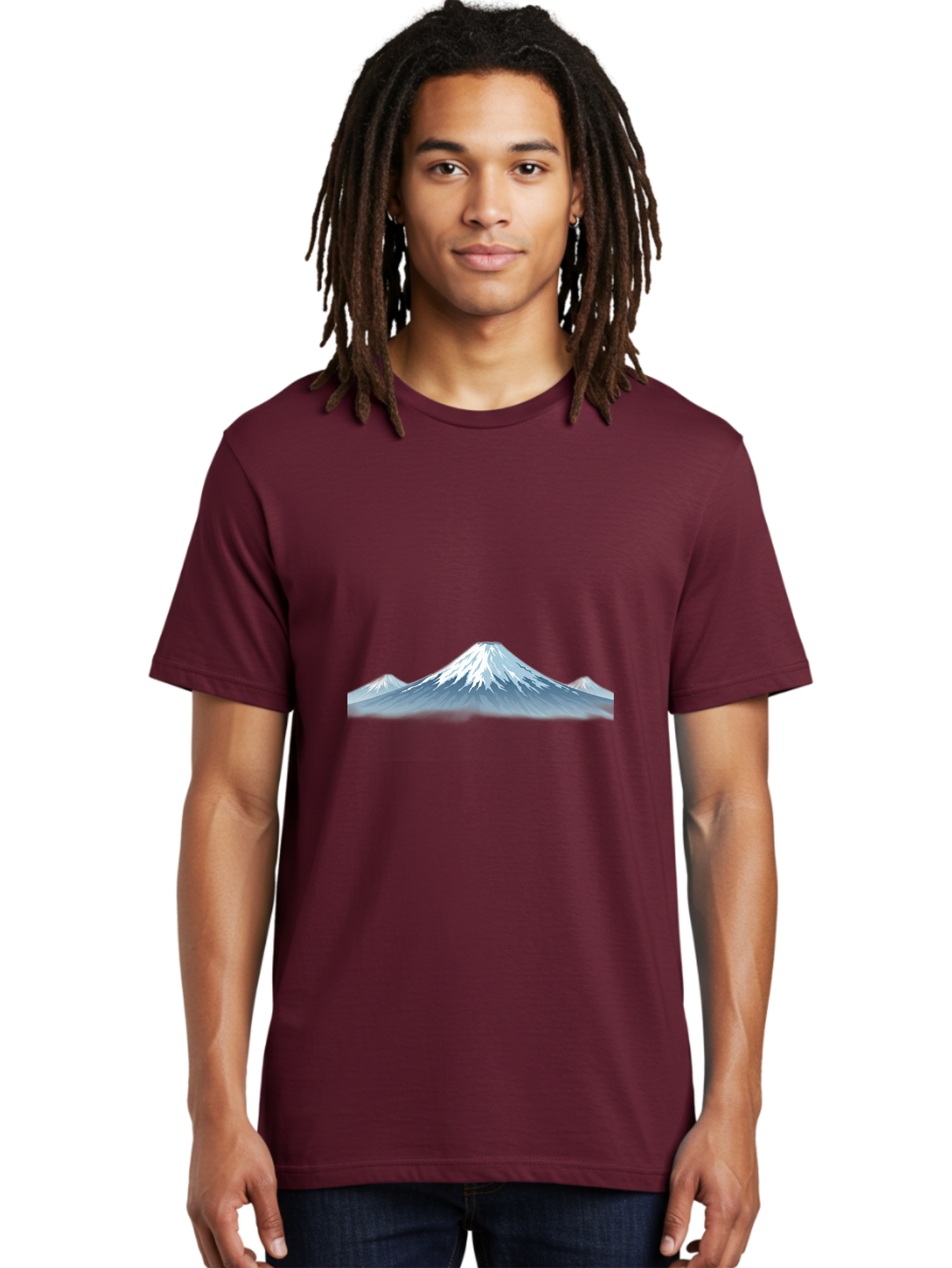 Snowy-Mountain-Range Men'S Graphic Tee, 100% Cotton, Comfortable Casual Summer Wear, Machine Washable, Vintage Camera, Old Camera, Antique Camera, Black Camera, Classic Photography, Photography Equipment, Nostalgic Device, Film Camera, Bah156