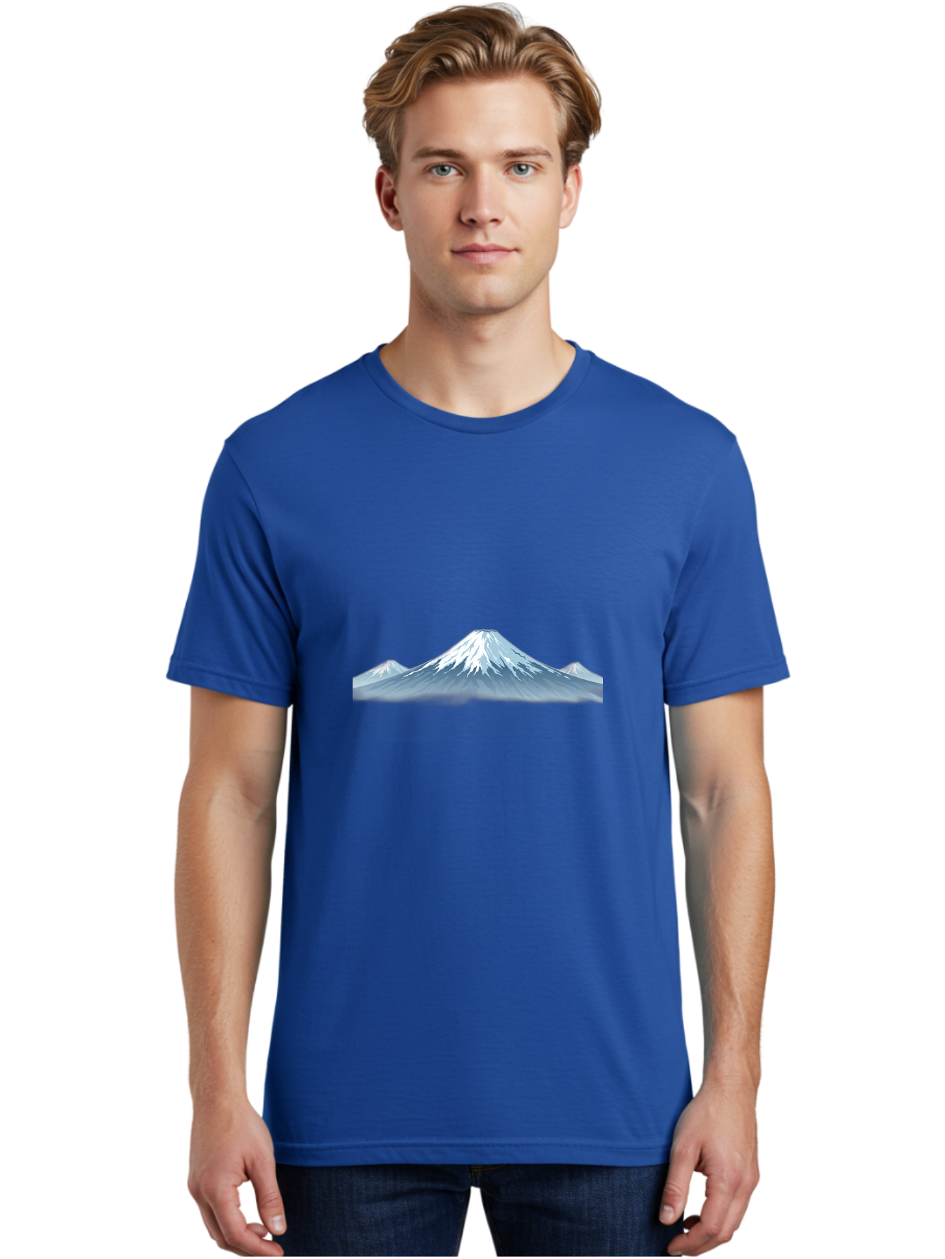 Snowy-Mountain-Range Men'S Graphic Tee, 100% Cotton, Comfortable Casual Summer Wear, Machine Washable, Vintage Camera, Old Camera, Antique Camera, Black Camera, Classic Photography, Photography Equipment, Nostalgic Device, Film Camera, Bah156