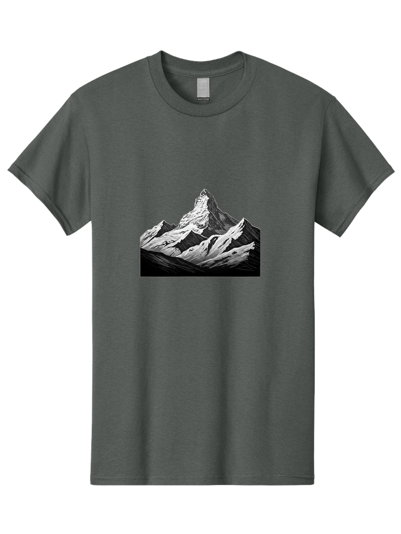 Snowy-Mountain Men'S Graphic Tee, 100% Cotton, Comfortable Casual Summer Wear, Machine Washable, Vintage Camera, Old Camera, Antique Camera, Black Camera, Classic Photography, Photography Equipment, Nostalgic Device, Film Camera, Camera Art Bah157