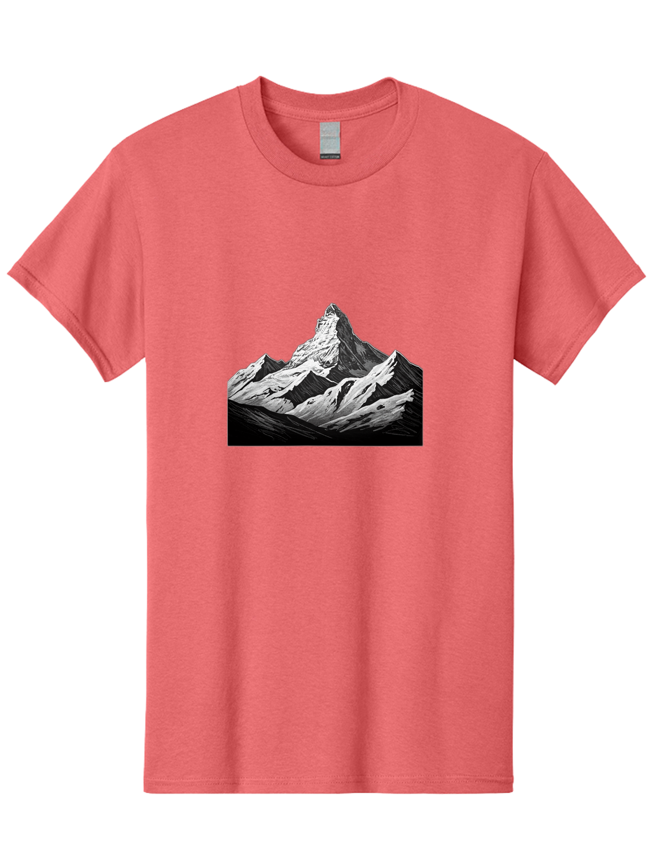 Snowy-Mountain Men'S Graphic Tee, 100% Cotton, Comfortable Casual Summer Wear, Machine Washable, Vintage Camera, Old Camera, Antique Camera, Black Camera, Classic Photography, Photography Equipment, Nostalgic Device, Film Camera, Camera Art Bah157