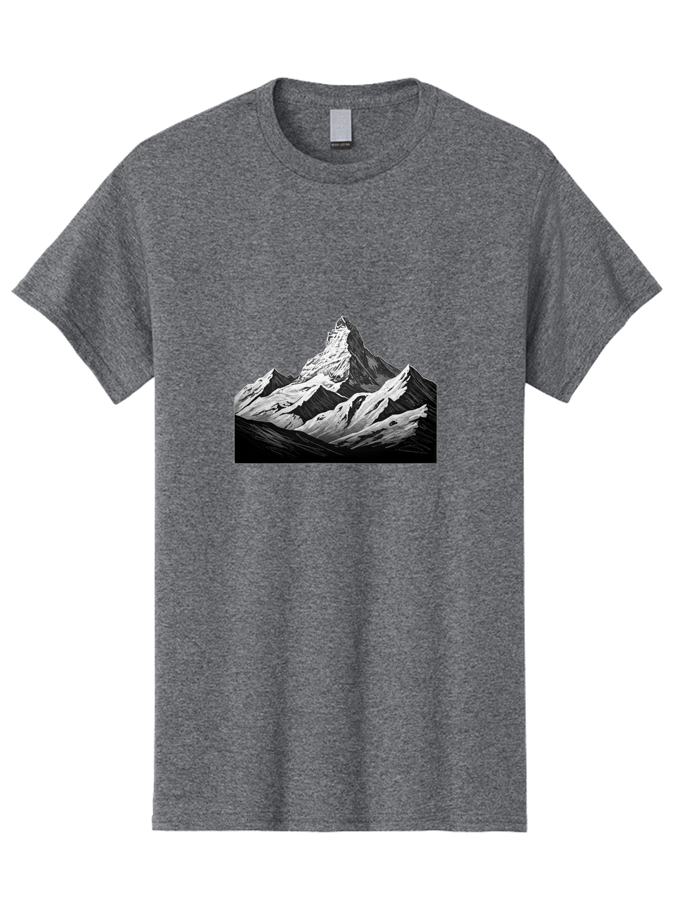 Snowy-Mountain Men'S Graphic Tee, 100% Cotton, Comfortable Casual Summer Wear, Machine Washable, Vintage Camera, Old Camera, Antique Camera, Black Camera, Classic Photography, Photography Equipment, Nostalgic Device, Film Camera, Camera Art Bah157