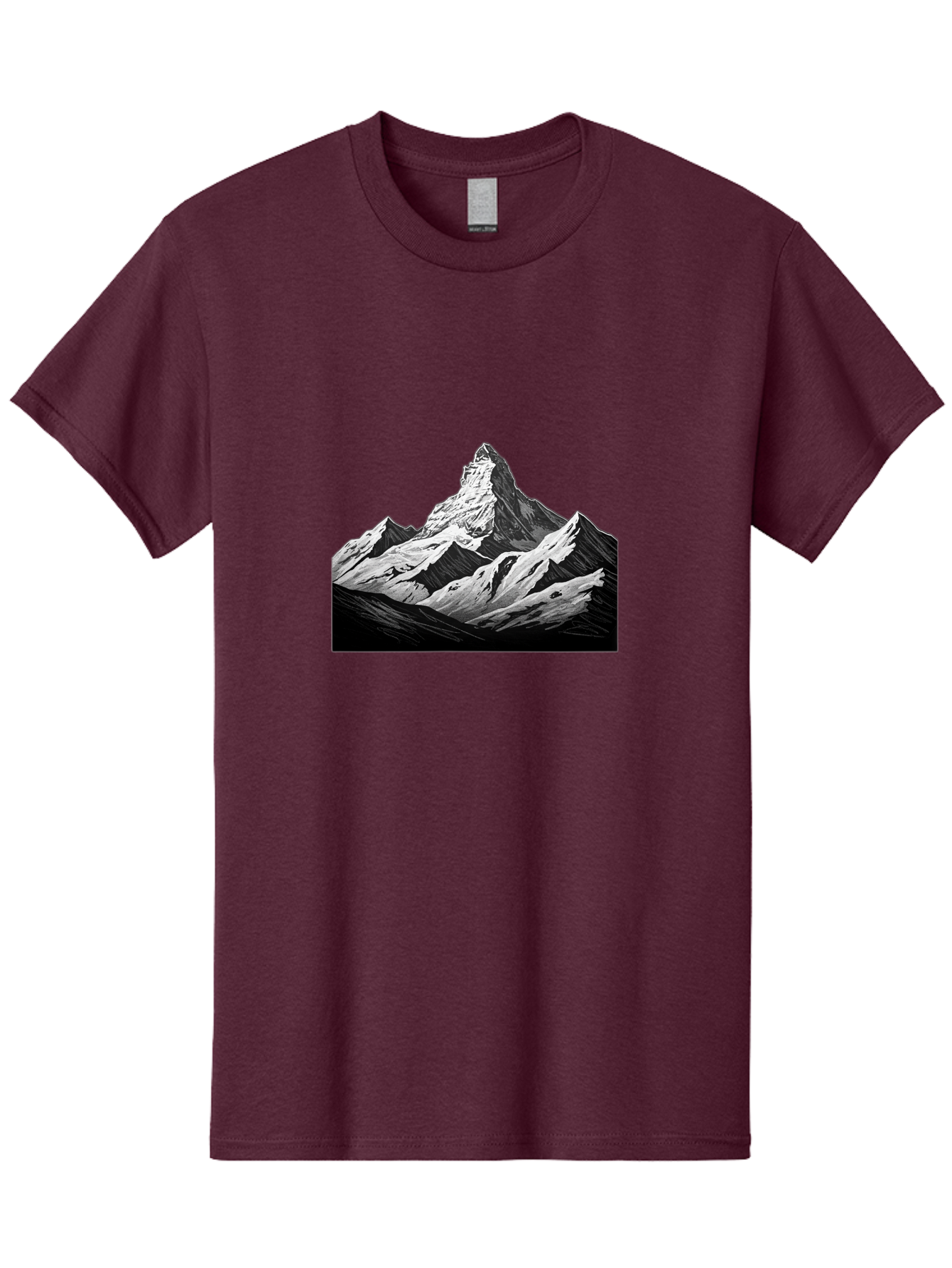 Snowy-Mountain Men'S Graphic Tee, 100% Cotton, Comfortable Casual Summer Wear, Machine Washable, Vintage Camera, Old Camera, Antique Camera, Black Camera, Classic Photography, Photography Equipment, Nostalgic Device, Film Camera, Camera Art Bah157