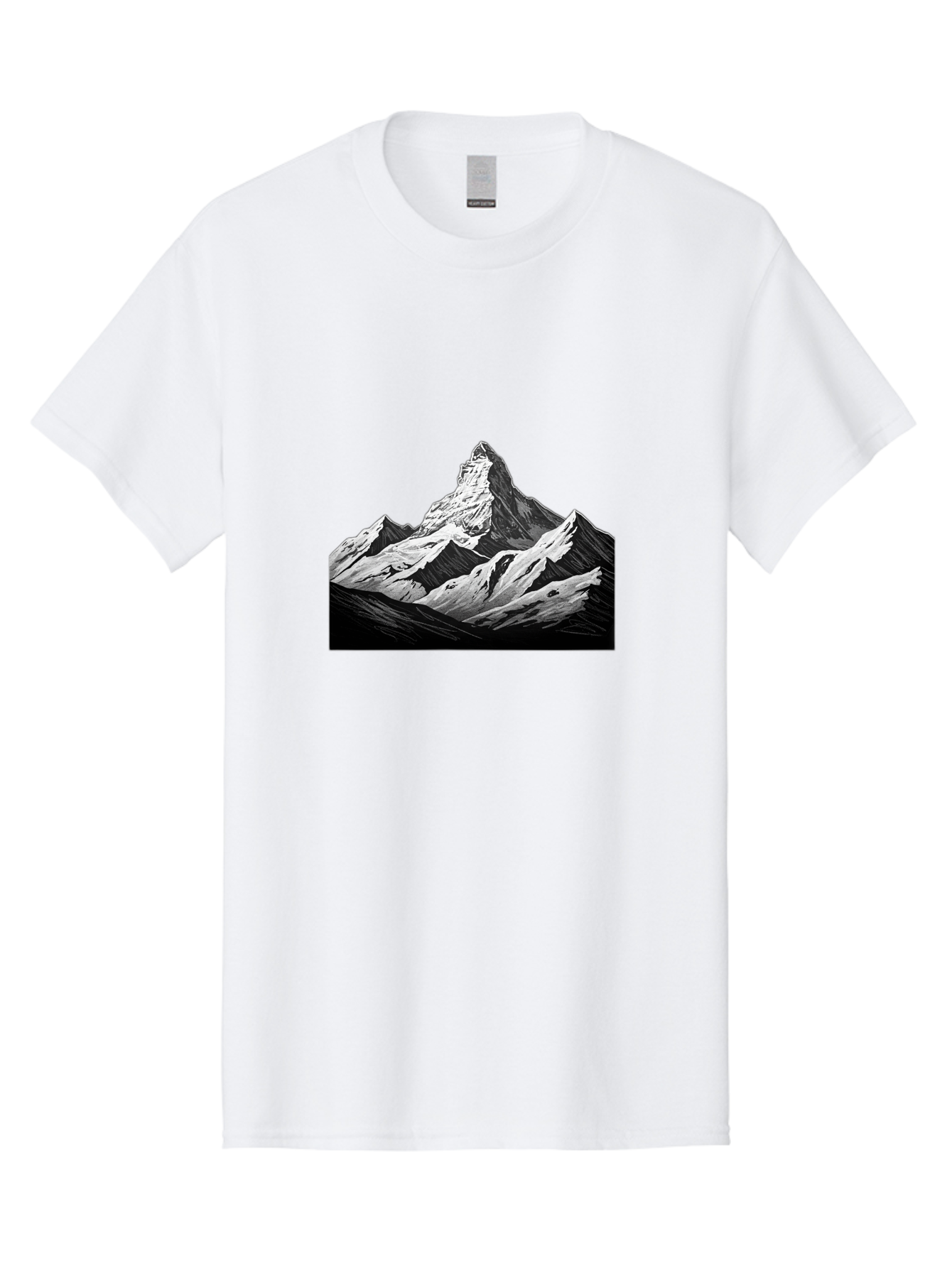 Snowy-Mountain Men'S Graphic Tee, 100% Cotton, Comfortable Casual Summer Wear, Machine Washable, Vintage Camera, Old Camera, Antique Camera, Black Camera, Classic Photography, Photography Equipment, Nostalgic Device, Film Camera, Camera Art Bah157