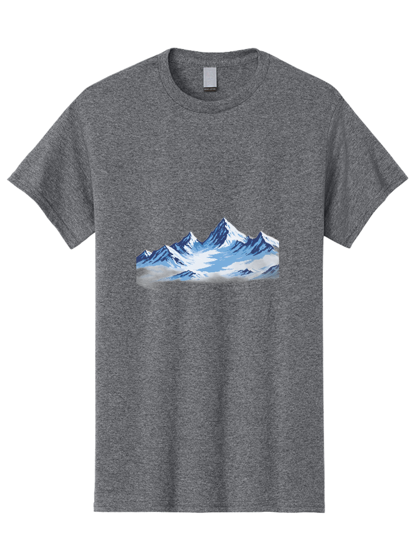 Snowy-Mountains Men'S Graphic Tee, 100% Cotton, Comfortable Casual Summer Wear, Machine Washable, Vintage Camera, Old Camera, Antique Camera, Black Camera, Classic Photography, Photography Equipment, Nostalgic Device, Film Camera, Camera Art Bah158