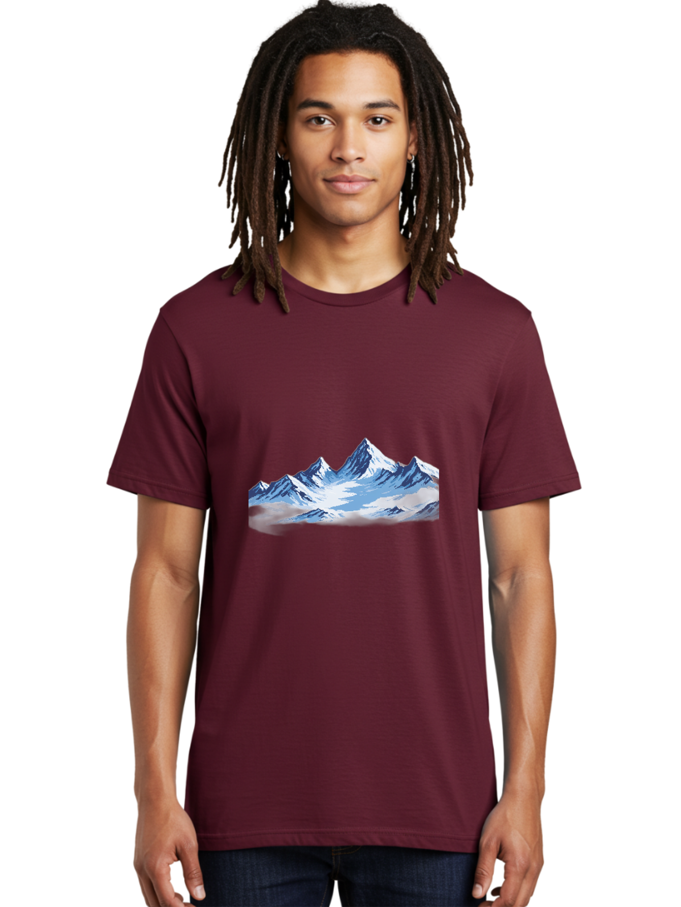 Snowy-Mountains Men'S Graphic Tee, 100% Cotton, Comfortable Casual Summer Wear, Machine Washable, Vintage Camera, Old Camera, Antique Camera, Black Camera, Classic Photography, Photography Equipment, Nostalgic Device, Film Camera, Camera Art Bah158
