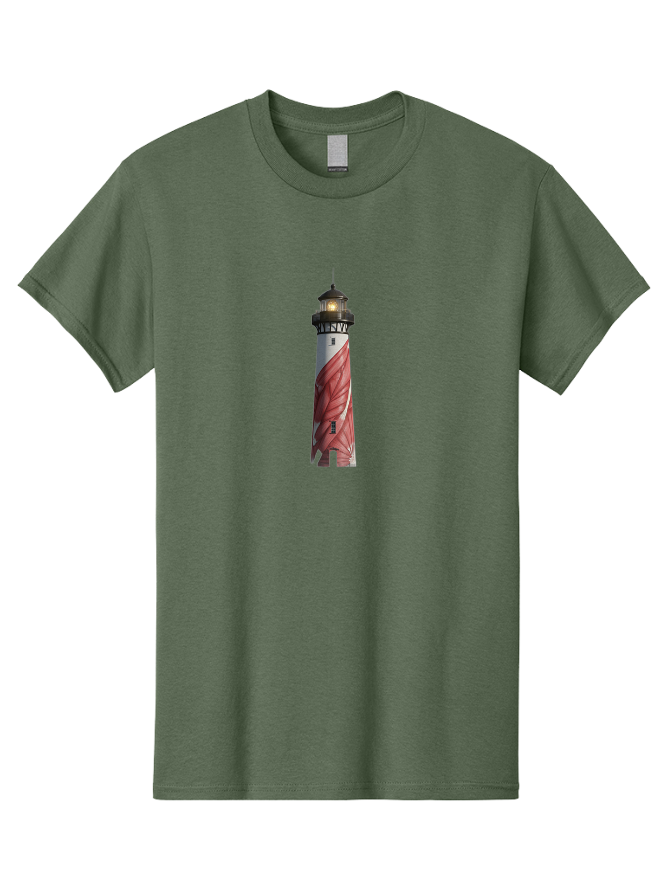 St-Augustine-Lighthouse Men'S Graphic Tee, 100% Cotton, Comfortable Casual Summer Wear, Machine Washable, Vintage Camera, Old Camera, Antique Camera, Black Camera, Classic Photography, Photography Equipment, Nostalgic Device, Film Camera, Bah169