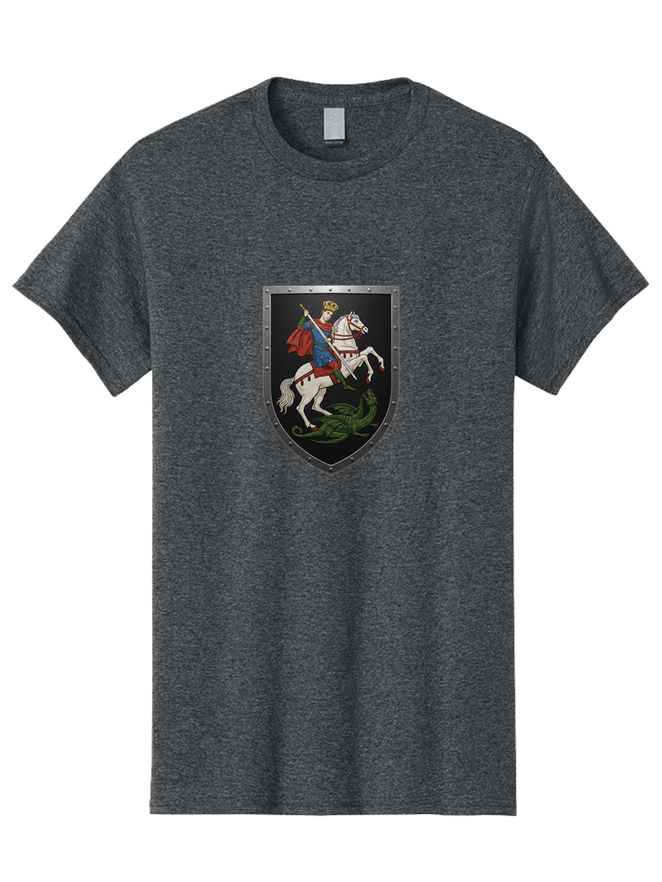 St-George-Slaying-The-Dragon Men'S Graphic Tee, 100% Cotton, Comfortable Casual Summer Wear, Machine Washable, Vintage Camera, Old Camera, Antique Camera, Black Camera, Classic Photography, Photography Equipment, Nostalgic Device, Film Camera, Bah170