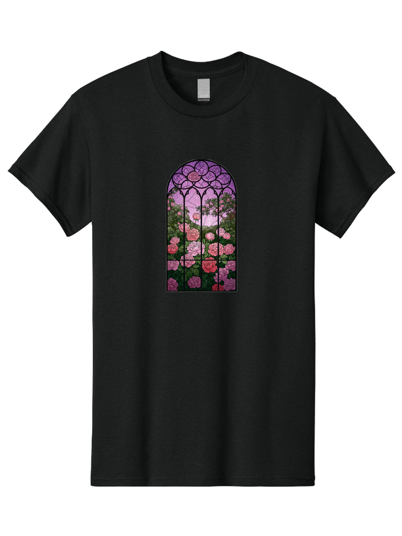 Stained-Glass-Window Men'S Graphic Tee, 100% Cotton, Comfortable Casual Summer Wear, Machine Washable, Vintage Camera, Old Camera, Antique Camera, Black Camera, Classic Photography, Photography Equipment, Nostalgic Device, Film Camera, Bah175