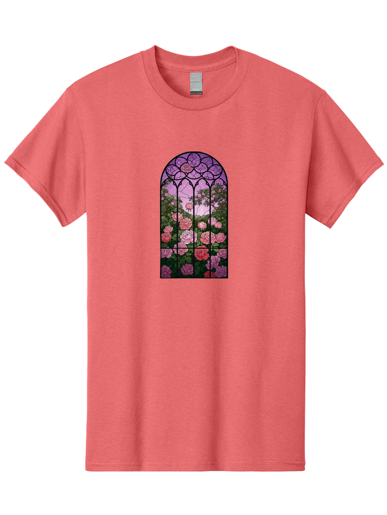 Stained-Glass-Window Men'S Graphic Tee, 100% Cotton, Comfortable Casual Summer Wear, Machine Washable, Vintage Camera, Old Camera, Antique Camera, Black Camera, Classic Photography, Photography Equipment, Nostalgic Device, Film Camera, Bah175
