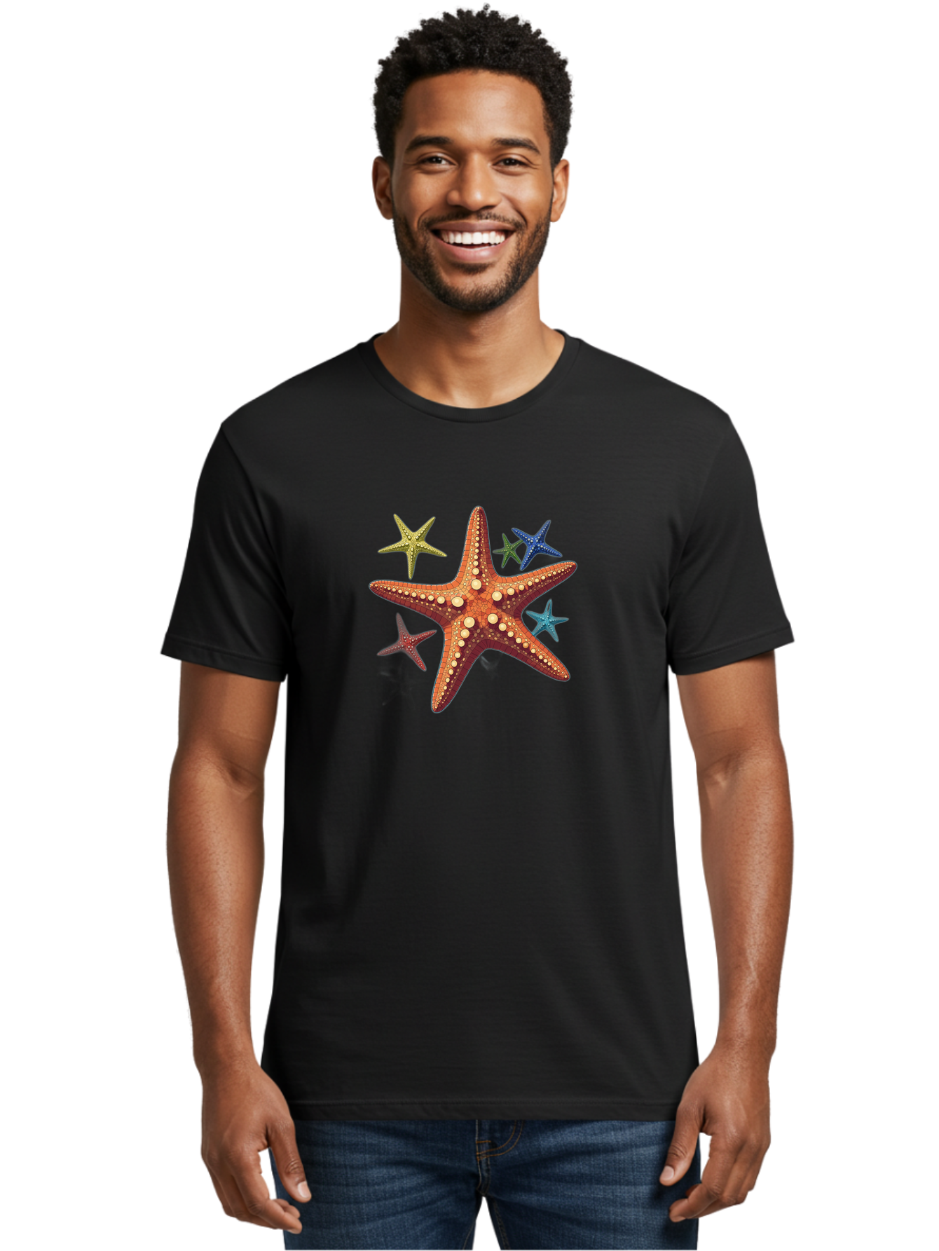 Starfish-Set Men'S Graphic Tee, 100% Cotton, Comfortable Casual Summer Wear, Machine Washable, Vintage Camera, Old Camera, Antique Camera, Black Camera, Classic Photography, Photography Equipment, Nostalgic Device, Film Camera, Camera Art Bah178