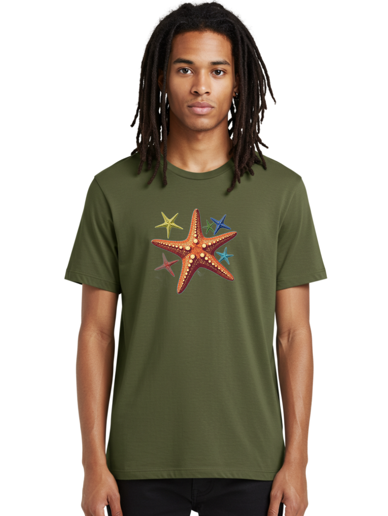Starfish-Set Men'S Graphic Tee, 100% Cotton, Comfortable Casual Summer Wear, Machine Washable, Vintage Camera, Old Camera, Antique Camera, Black Camera, Classic Photography, Photography Equipment, Nostalgic Device, Film Camera, Camera Art Bah178