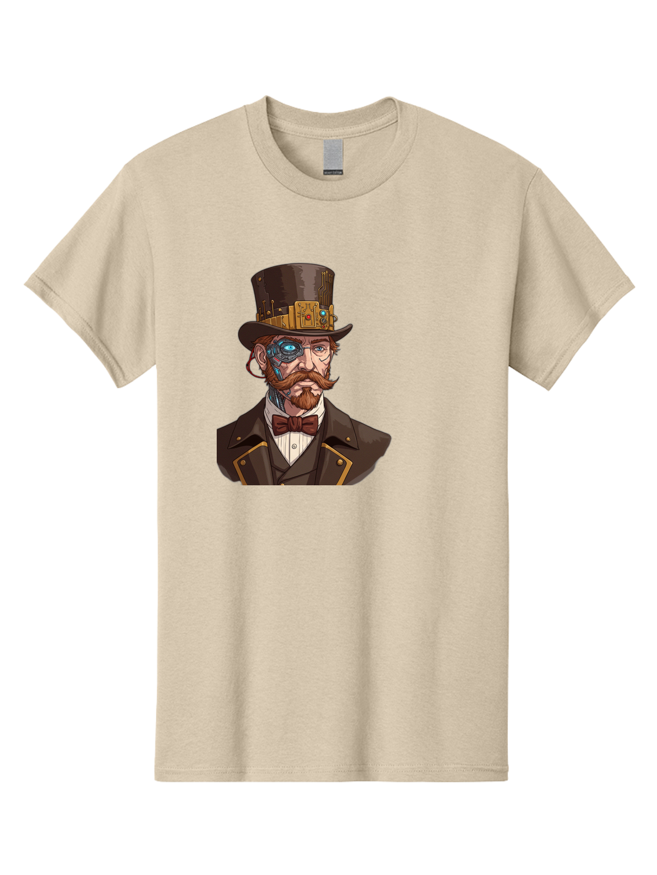 Steampunk-Gentleman Men'S Graphic Tee, 100% Cotton, Comfortable Casual Summer Wear, Machine Washable, Vintage Camera, Old Camera, Antique Camera, Black Camera, Classic Photography, Photography Equipment, Nostalgic Device, Film Camera, Bah183