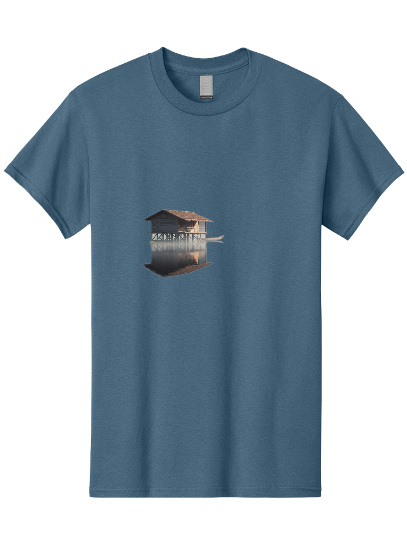 Stilt-House-1 Men'S Graphic Tee, 100% Cotton, Comfortable Casual Summer Wear, Machine Washable, Vintage Camera, Old Camera, Antique Camera, Black Camera, Classic Photography, Photography Equipment, Nostalgic Device, Film Camera, Camera Art Bah189