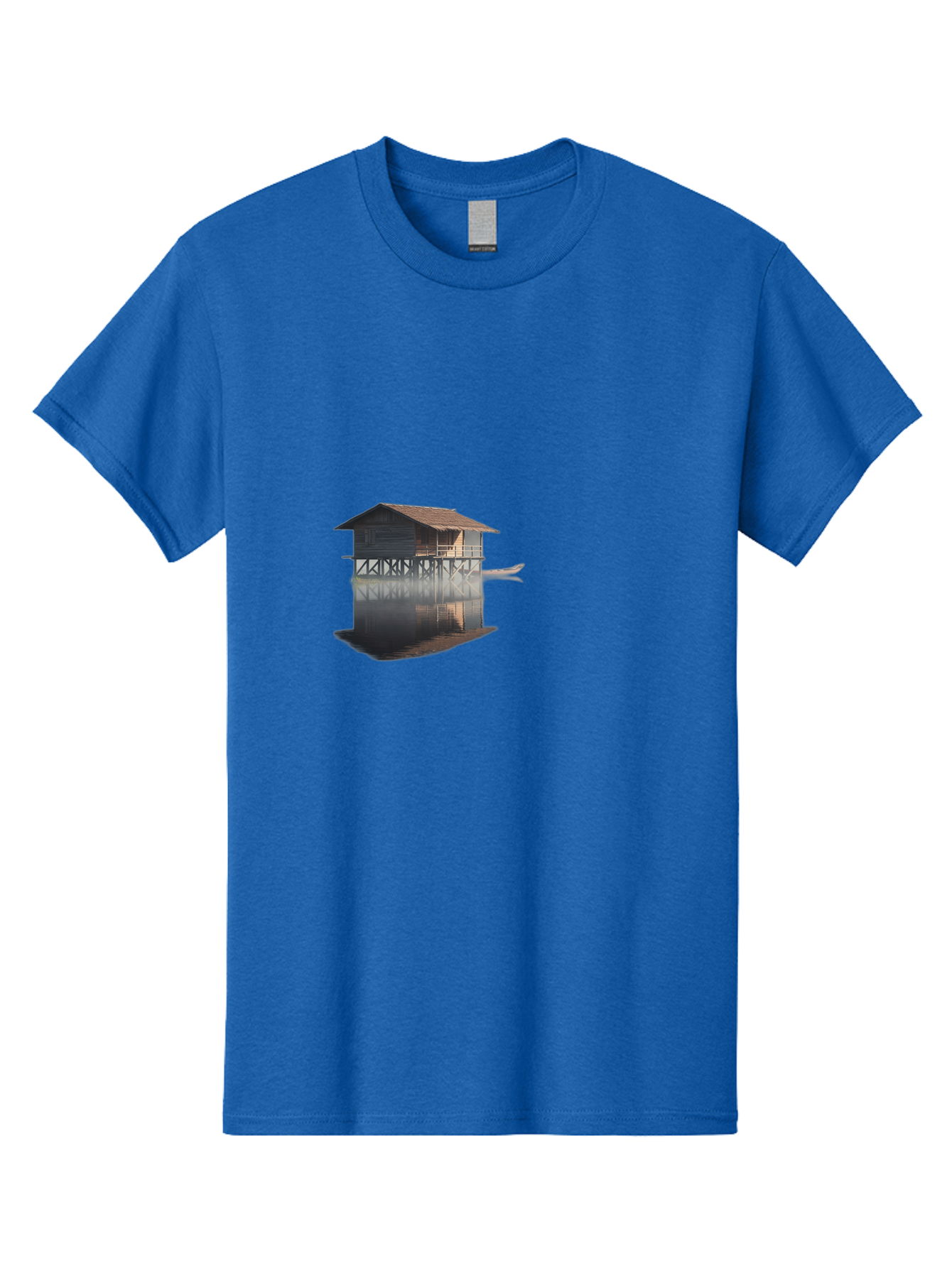 Stilt-House-1 Men'S Graphic Tee, 100% Cotton, Comfortable Casual Summer Wear, Machine Washable, Vintage Camera, Old Camera, Antique Camera, Black Camera, Classic Photography, Photography Equipment, Nostalgic Device, Film Camera, Camera Art Bah189