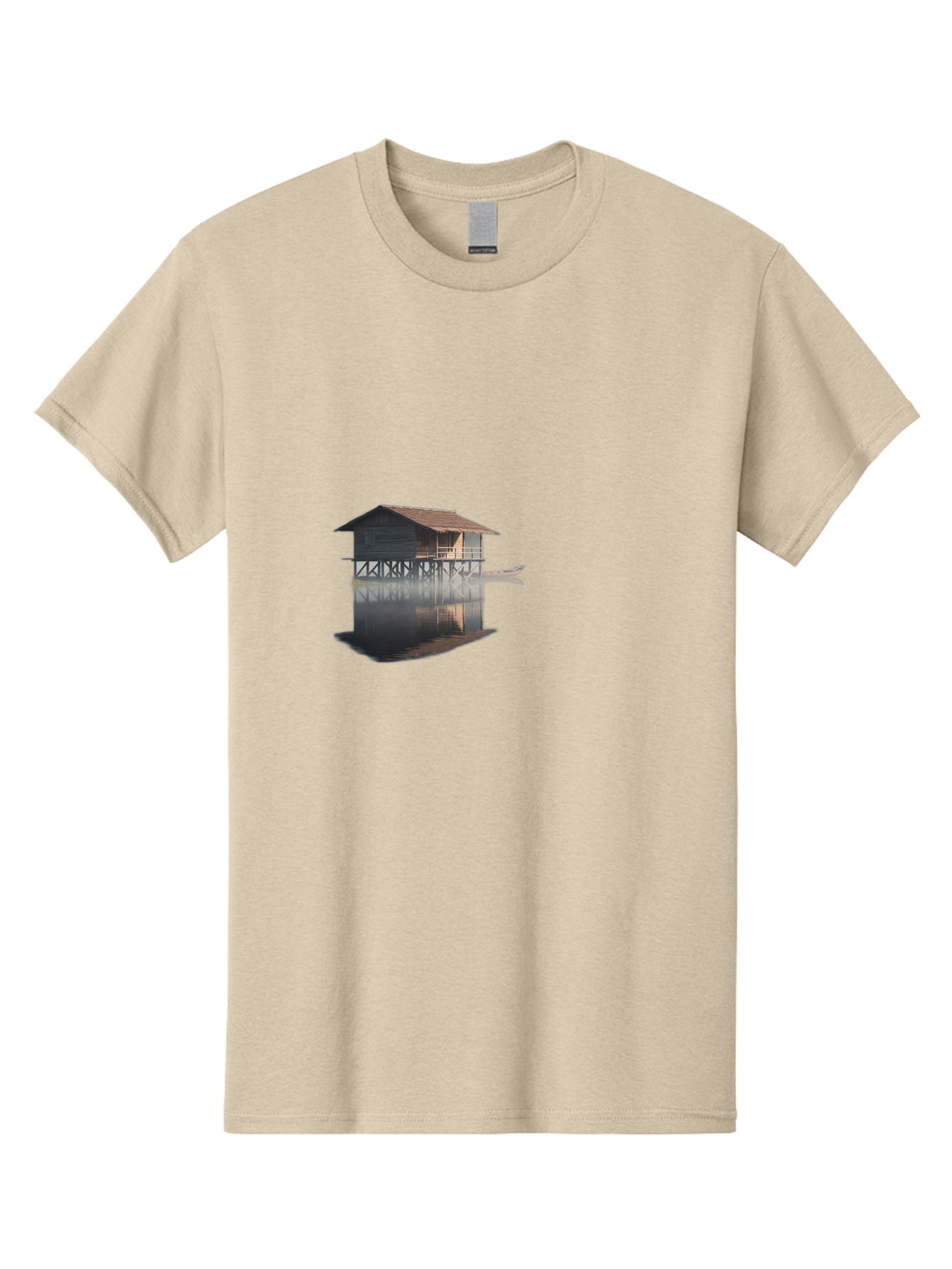 Stilt-House-1 Men'S Graphic Tee, 100% Cotton, Comfortable Casual Summer Wear, Machine Washable, Vintage Camera, Old Camera, Antique Camera, Black Camera, Classic Photography, Photography Equipment, Nostalgic Device, Film Camera, Camera Art Bah189