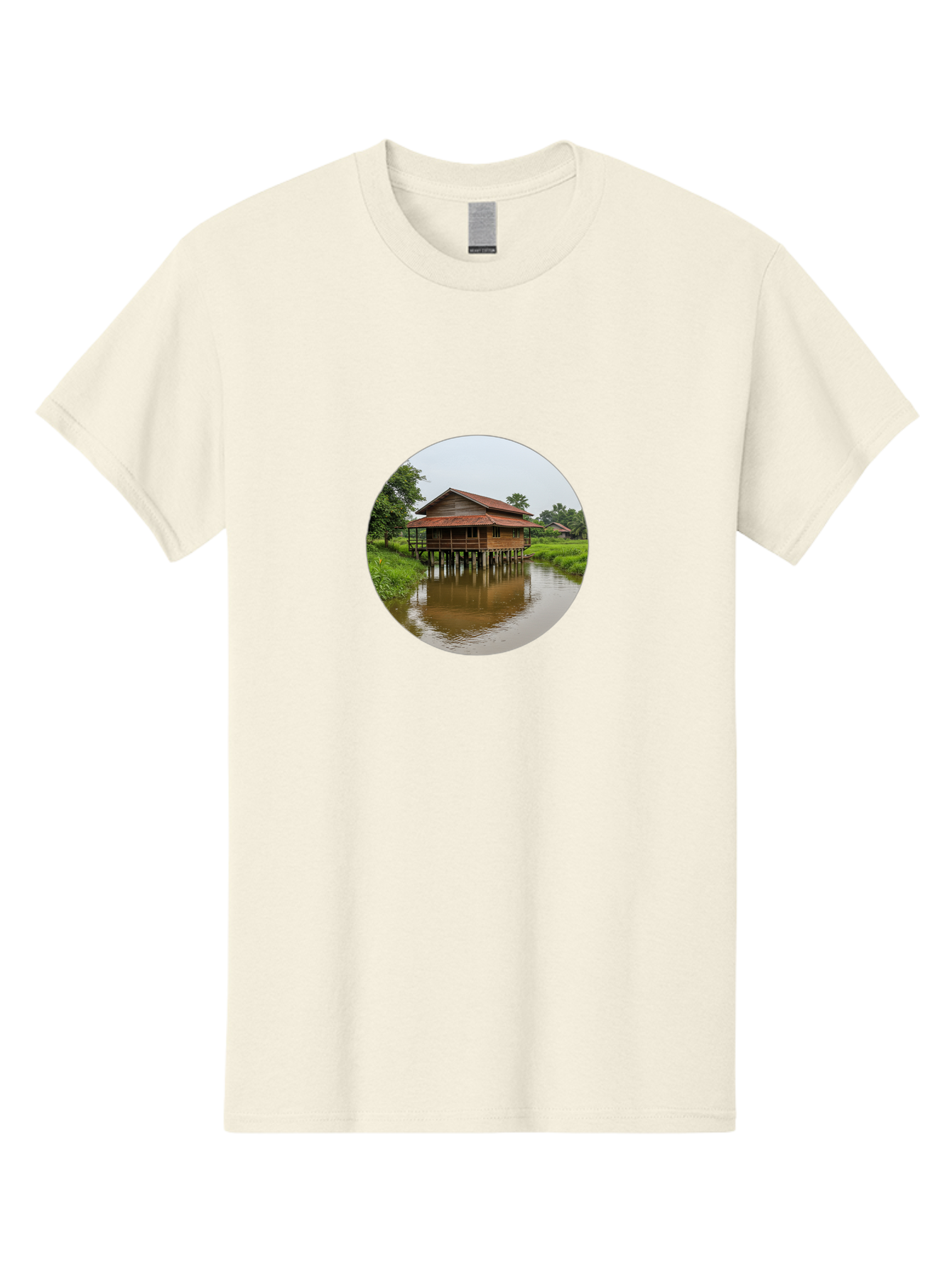 Stilt-House-2 Men'S Graphic Tee, 100% Cotton, Comfortable Casual Summer Wear, Machine Washable, Vintage Camera, Old Camera, Antique Camera, Black Camera, Classic Photography, Photography Equipment, Nostalgic Device, Film Camera, Camera Art Bah190
