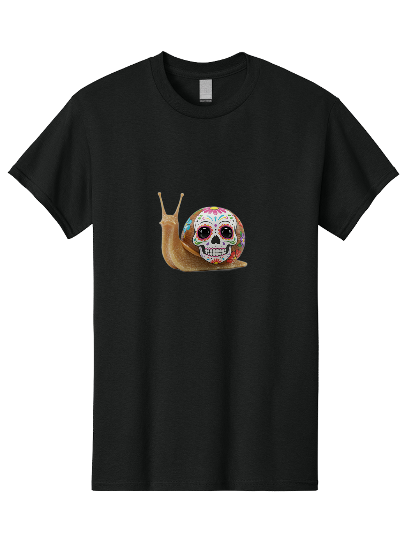 Sugar-Skull-Snail Men'S Graphic Tee, 100% Cotton, Comfortable Casual Summer Wear, Machine Washable, Vintage Camera, Old Camera, Antique Camera, Black Camera, Classic Photography, Photography Equipment, Nostalgic Device, Film Camera, Camera Art Bah199