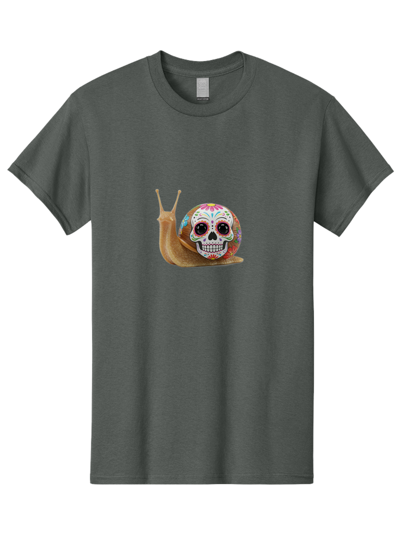 Sugar-Skull-Snail Men'S Graphic Tee, 100% Cotton, Comfortable Casual Summer Wear, Machine Washable, Vintage Camera, Old Camera, Antique Camera, Black Camera, Classic Photography, Photography Equipment, Nostalgic Device, Film Camera, Camera Art Bah199