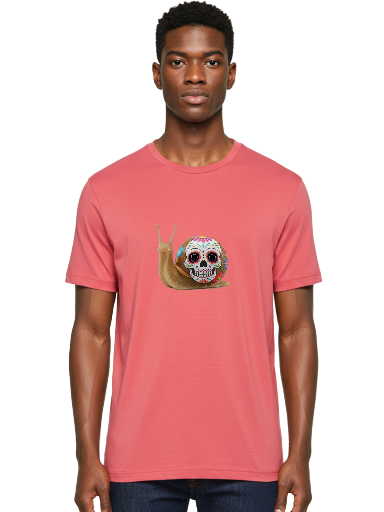 Sugar-Skull-Snail Men'S Graphic Tee, 100% Cotton, Comfortable Casual Summer Wear, Machine Washable, Vintage Camera, Old Camera, Antique Camera, Black Camera, Classic Photography, Photography Equipment, Nostalgic Device, Film Camera, Camera Art Bah199